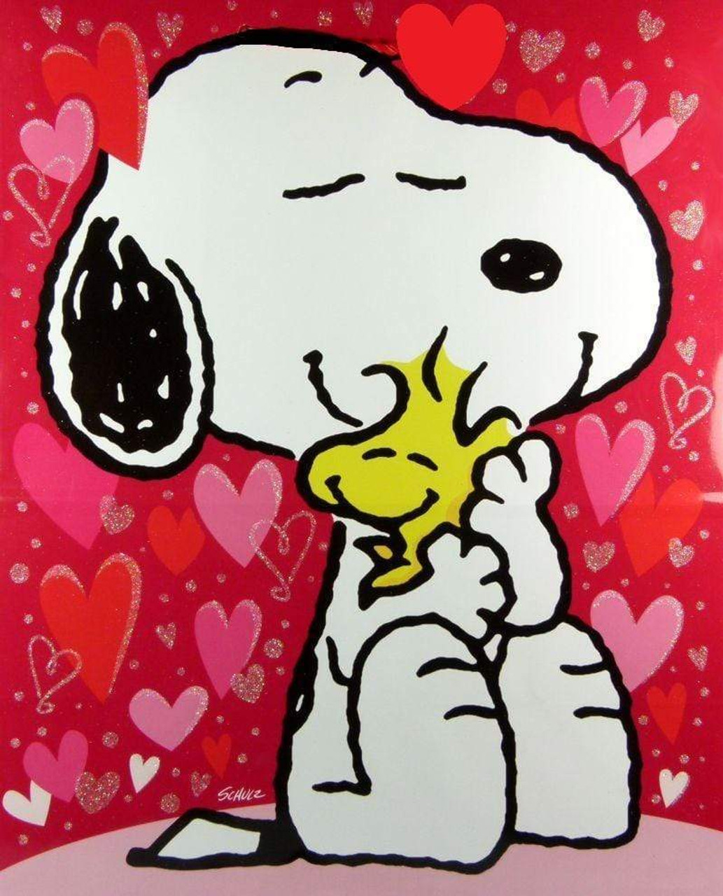 5D Diamond Painting Snoopy & Woodstock Valentine Kit - Bonanza Marketplace