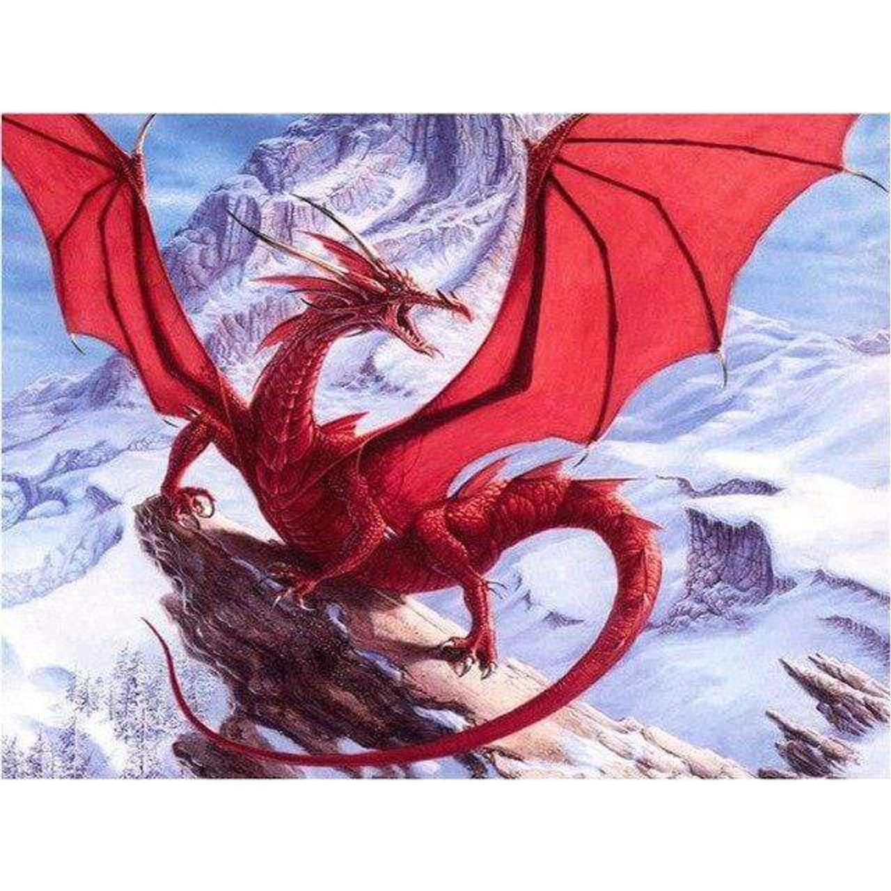 Red Fire Dragon Diamond Painting Kit with Free Shipping – 5D Diamond  Paintings