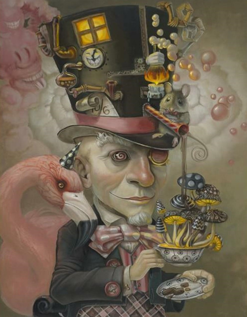 steampunk top hat men