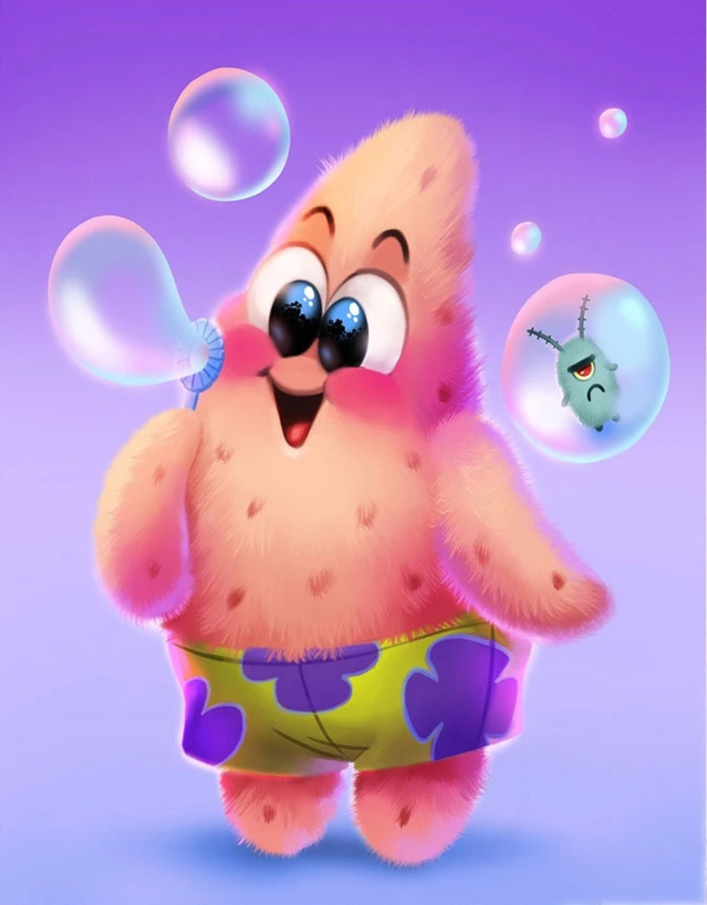 5D Diamond Painting Baby Patrick From Sponge Bob Kit - Bonanza Marketplace