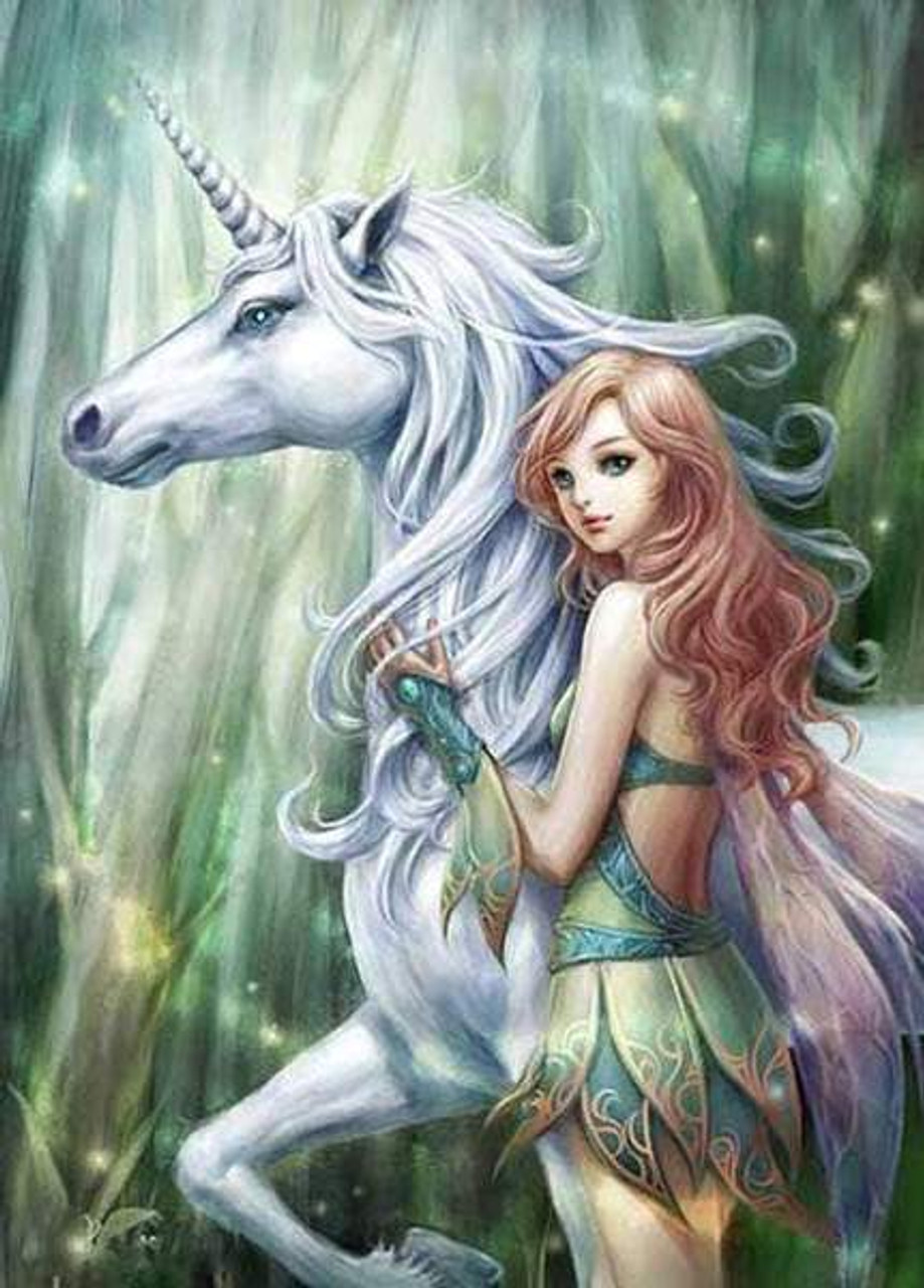 5D Diamond Painting Fairies, Unicorns and Princess Kit - Bonanza Marketplace