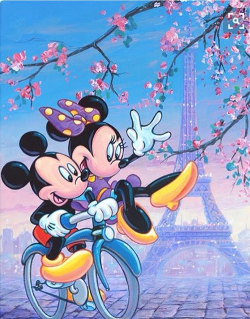 5D Diamond Painting Mickey & Friends Disney Roller Coaster Kit