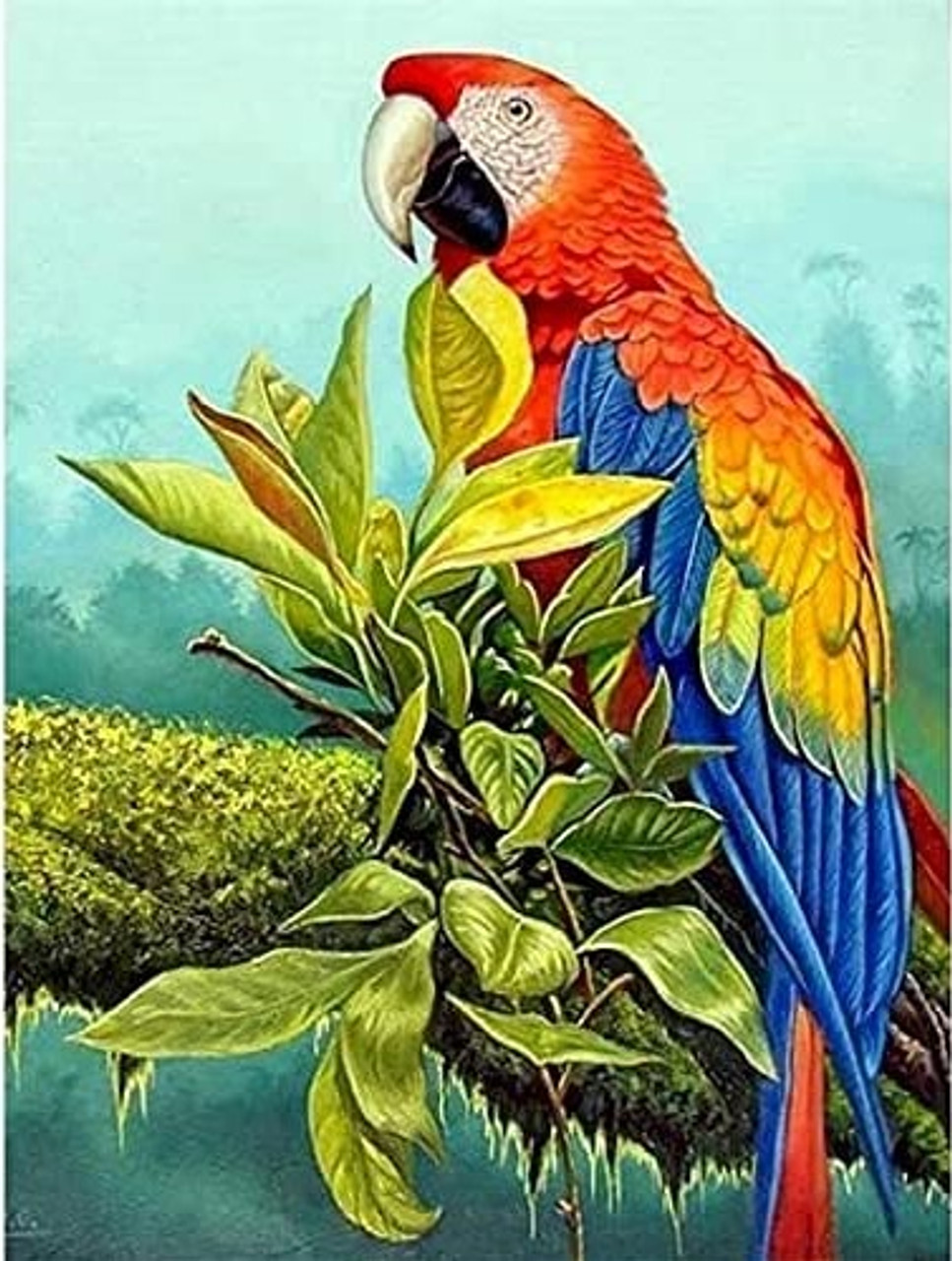 5D Diy Diamond Art Painting Macaw Diamond Painting Kits Animals