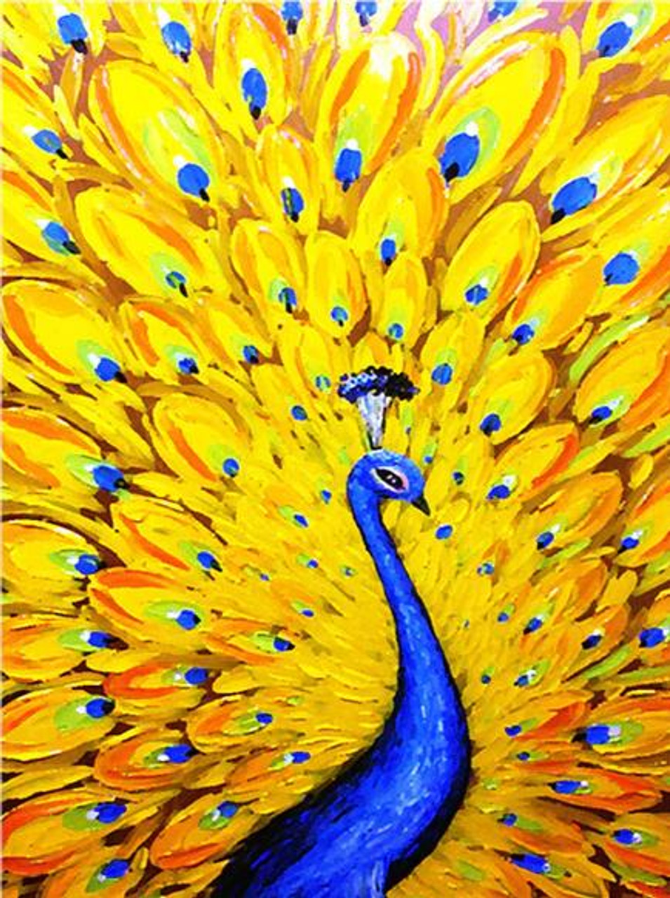 peacock AH1868 5D Diamond Painting -  – Five