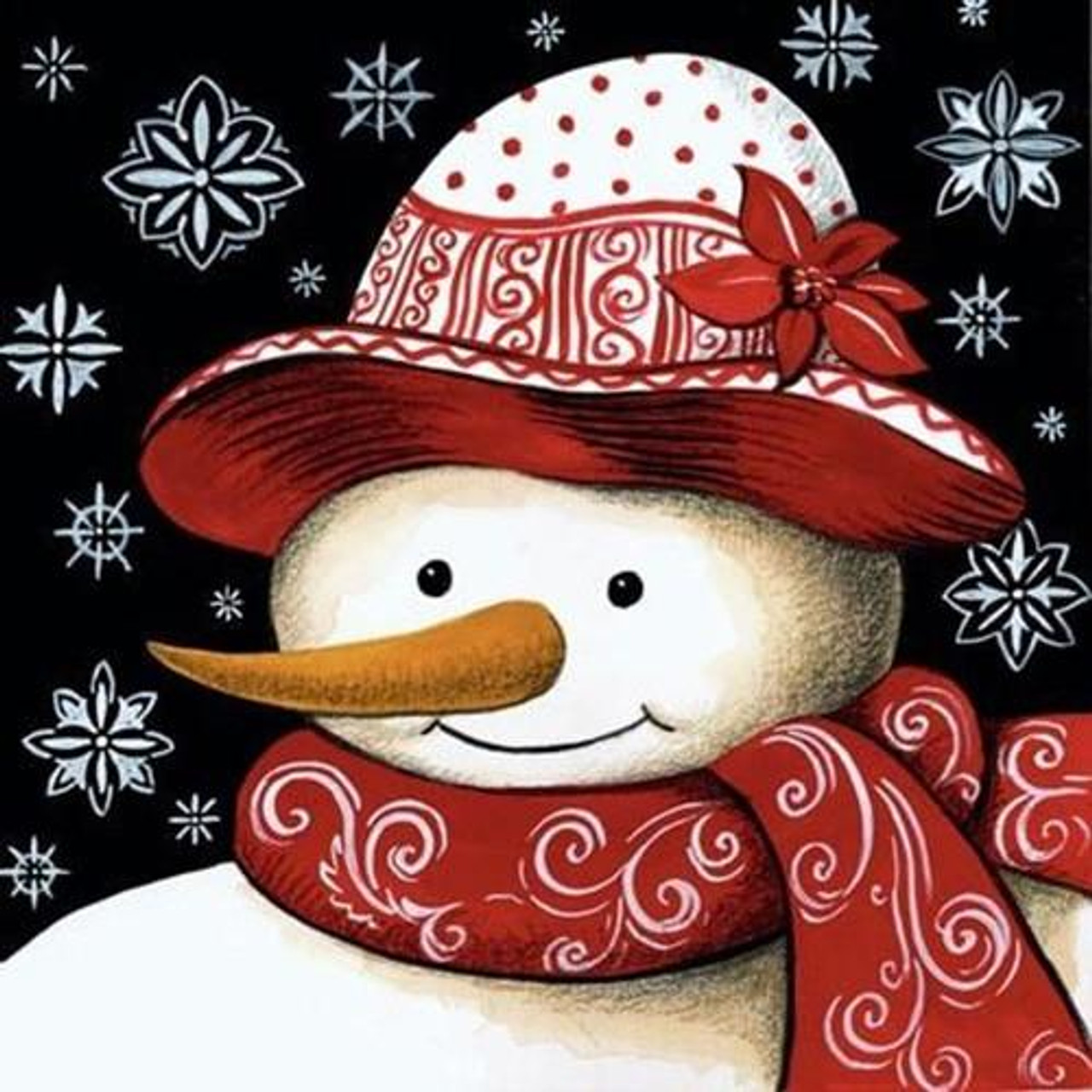 Red Hat Snowman