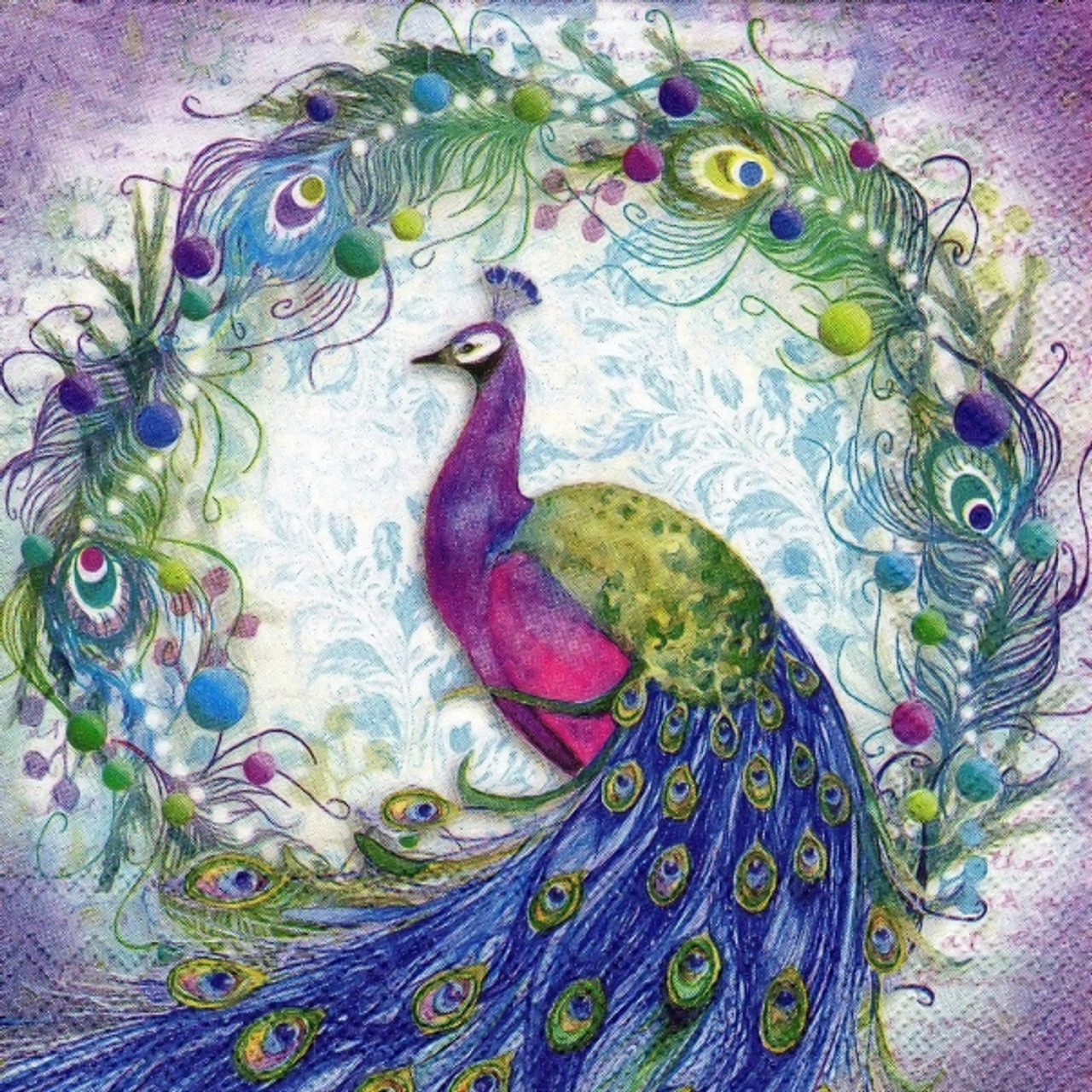 Peacock #29 Drawing by CSA Images - Fine Art America