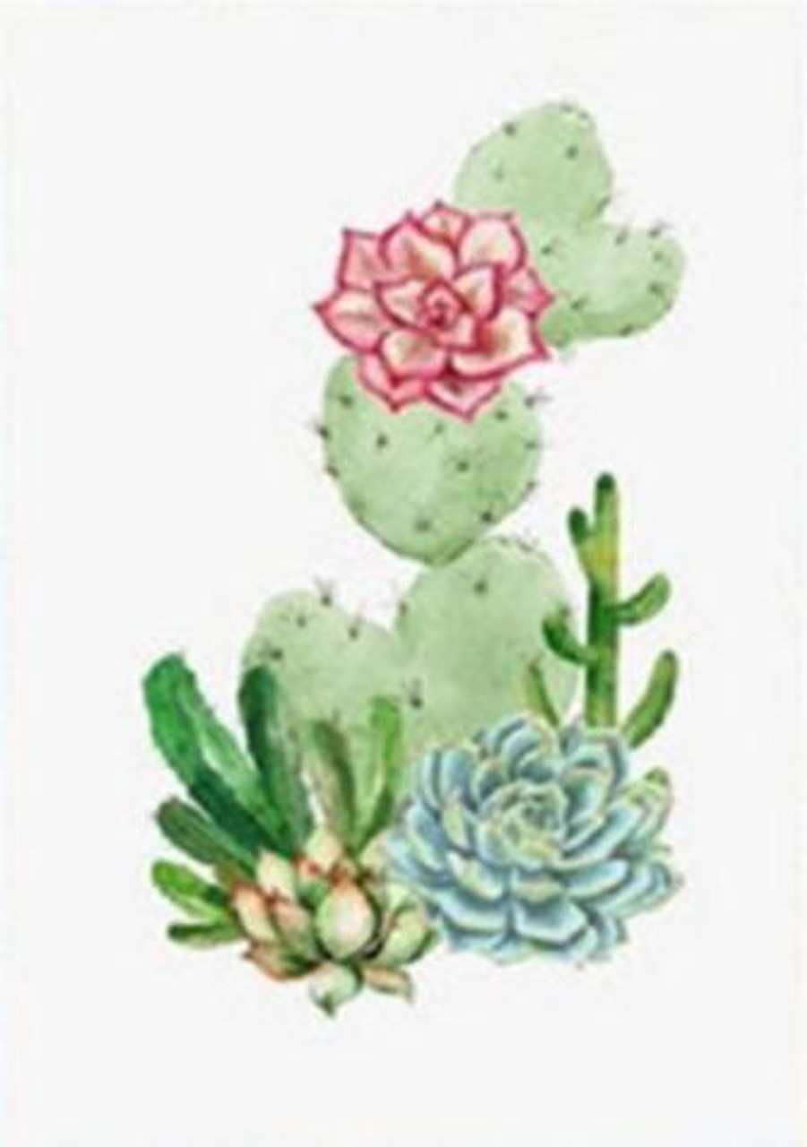 MasxcupLy DIY 5D Diamond Painting Colorful cactus,art Paintings Full Drill Diamond Painting by Number Kits, Rhinestone Crystal Drawing