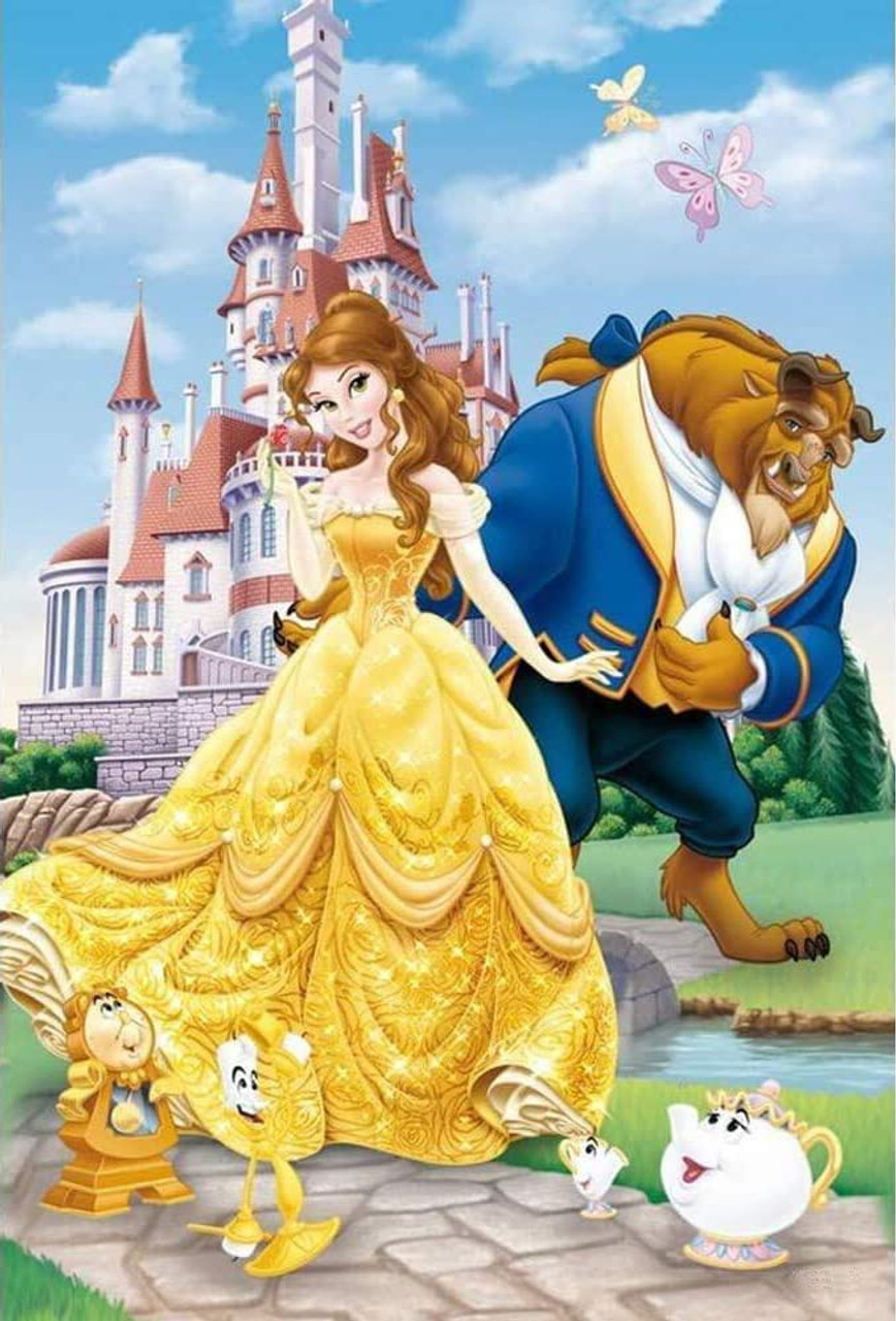 Disney Beauty and The Beast 5D Diamond Painting Art
