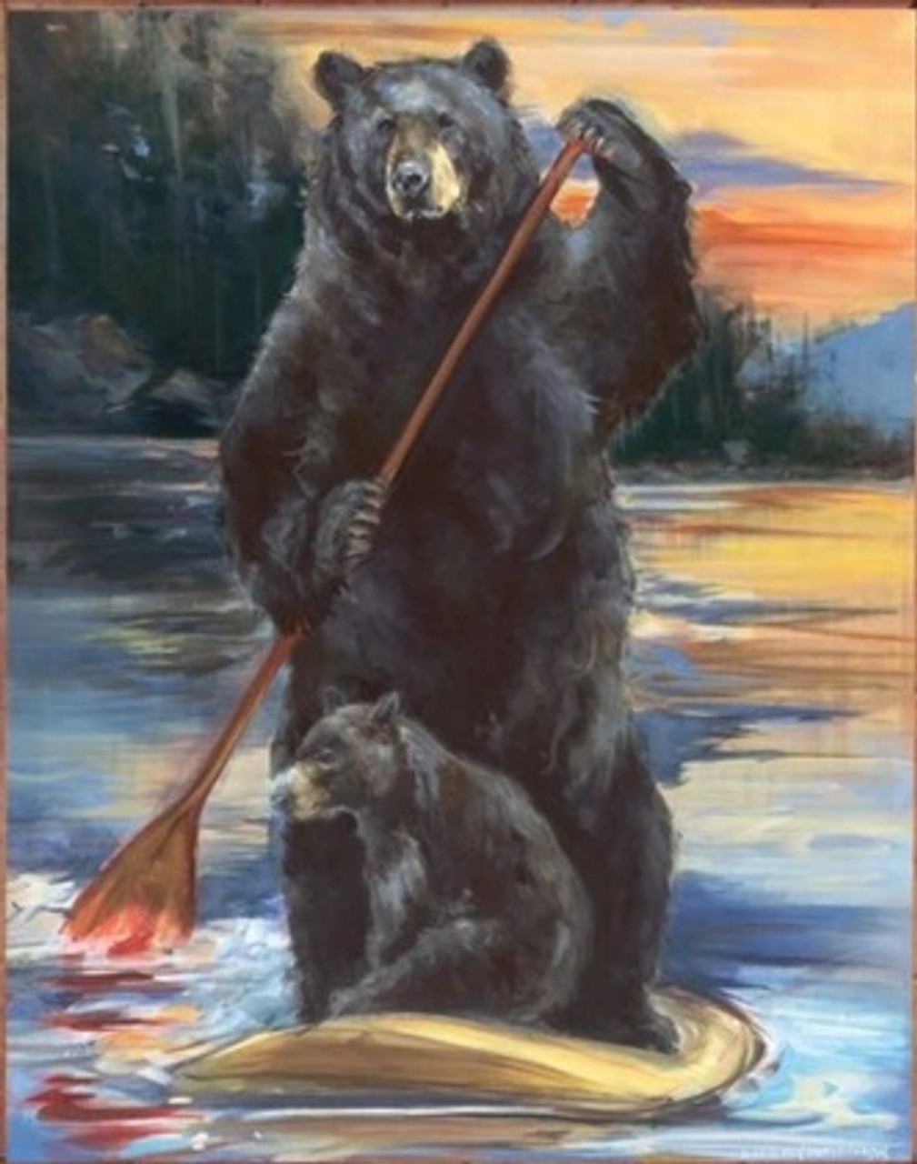 5D Diamond Painting Golfing Bears Kit