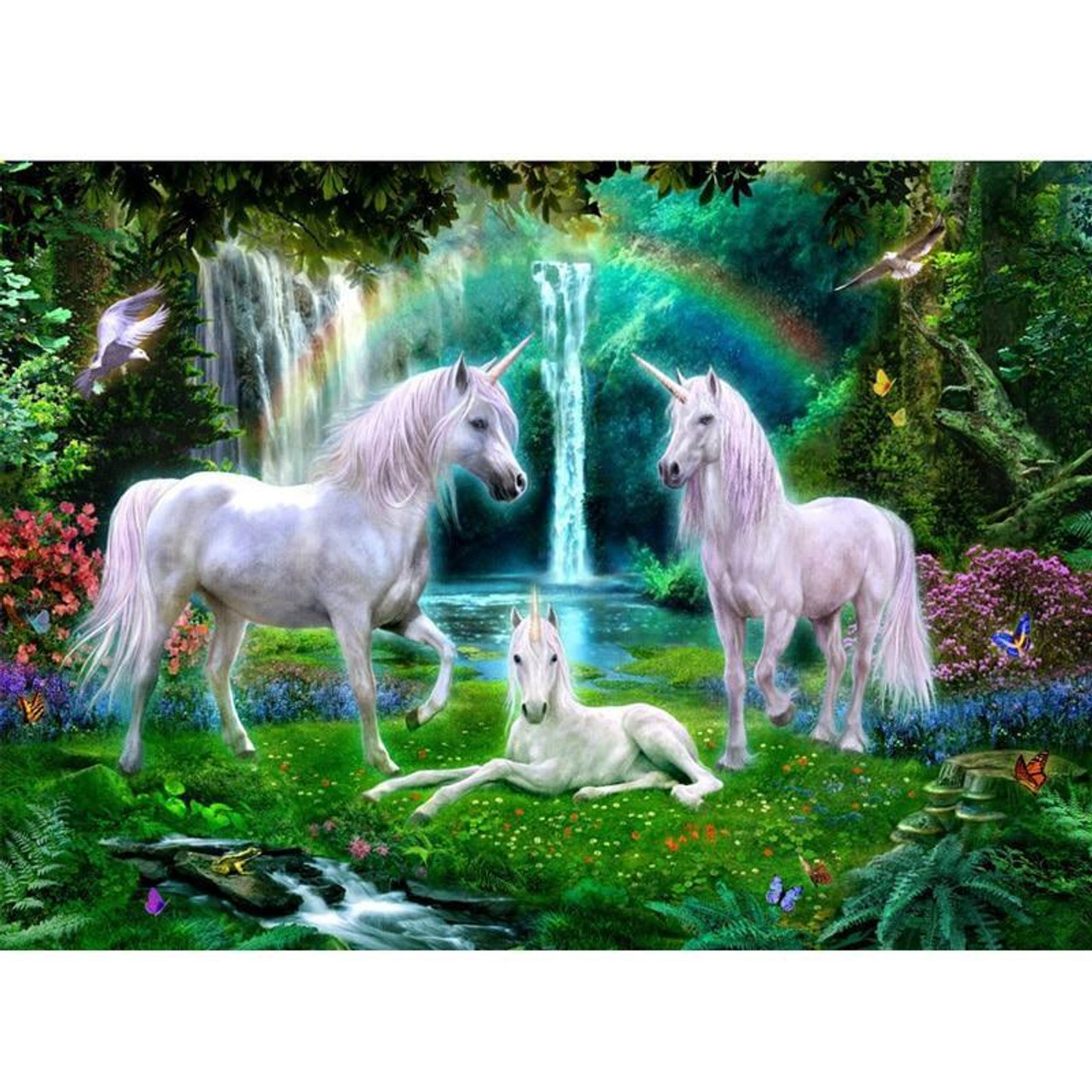 unicorns and waterfalls