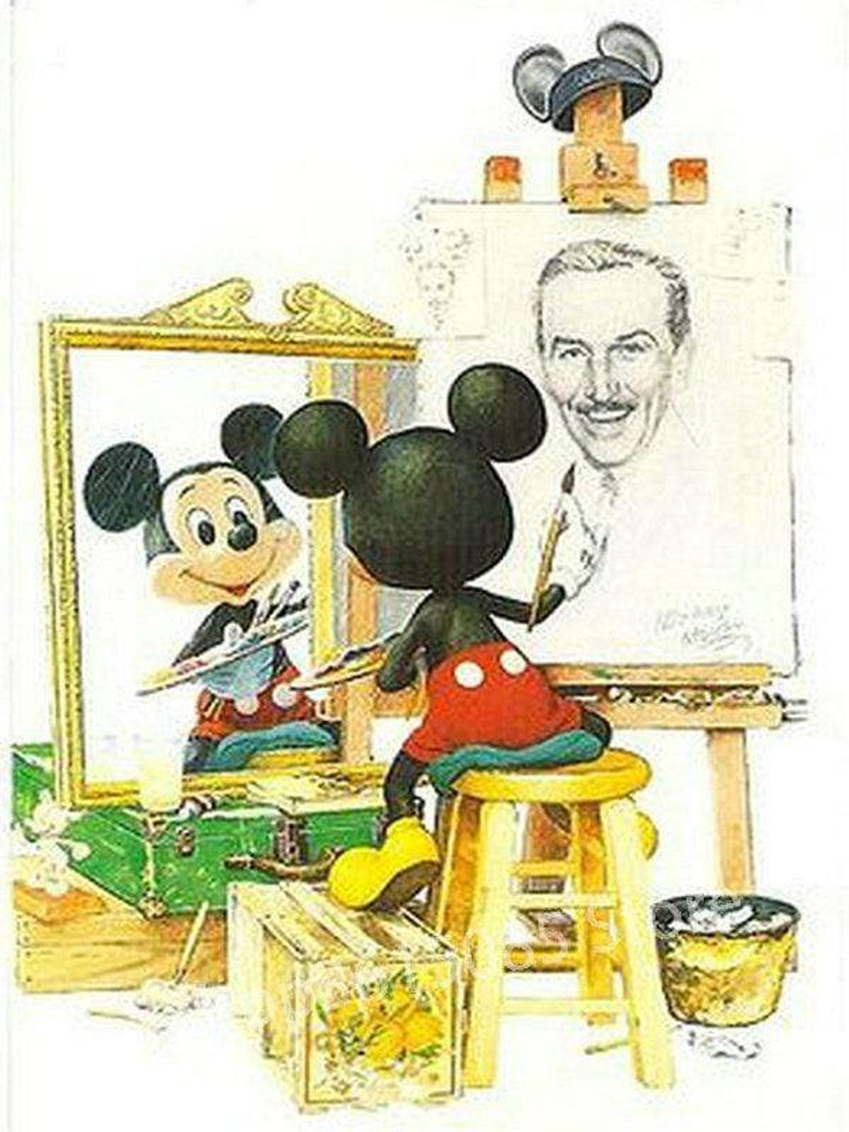 walt disney drawing mickey mouse