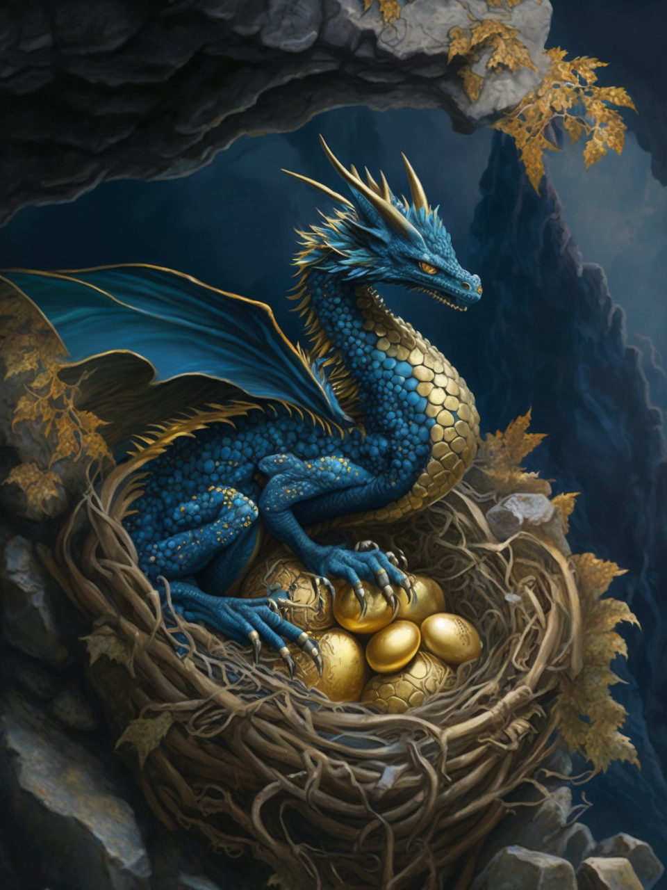 5D Diamond Painting White Dragon kit - Bonanza Marketplace