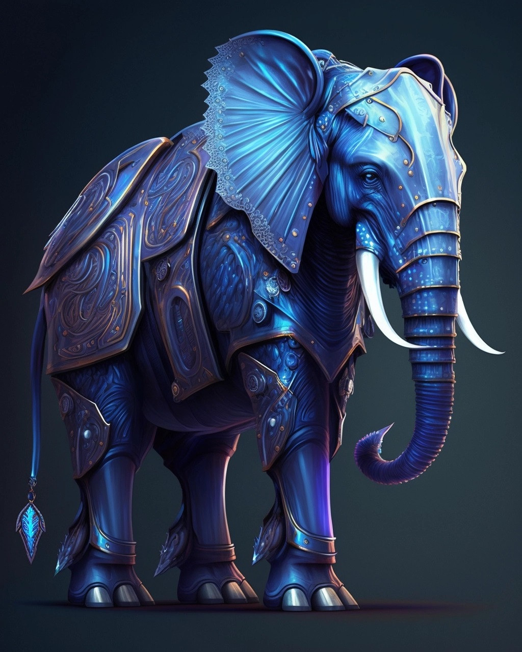 Blue Elephant - Paint by Diamonds – All Diamond Painting