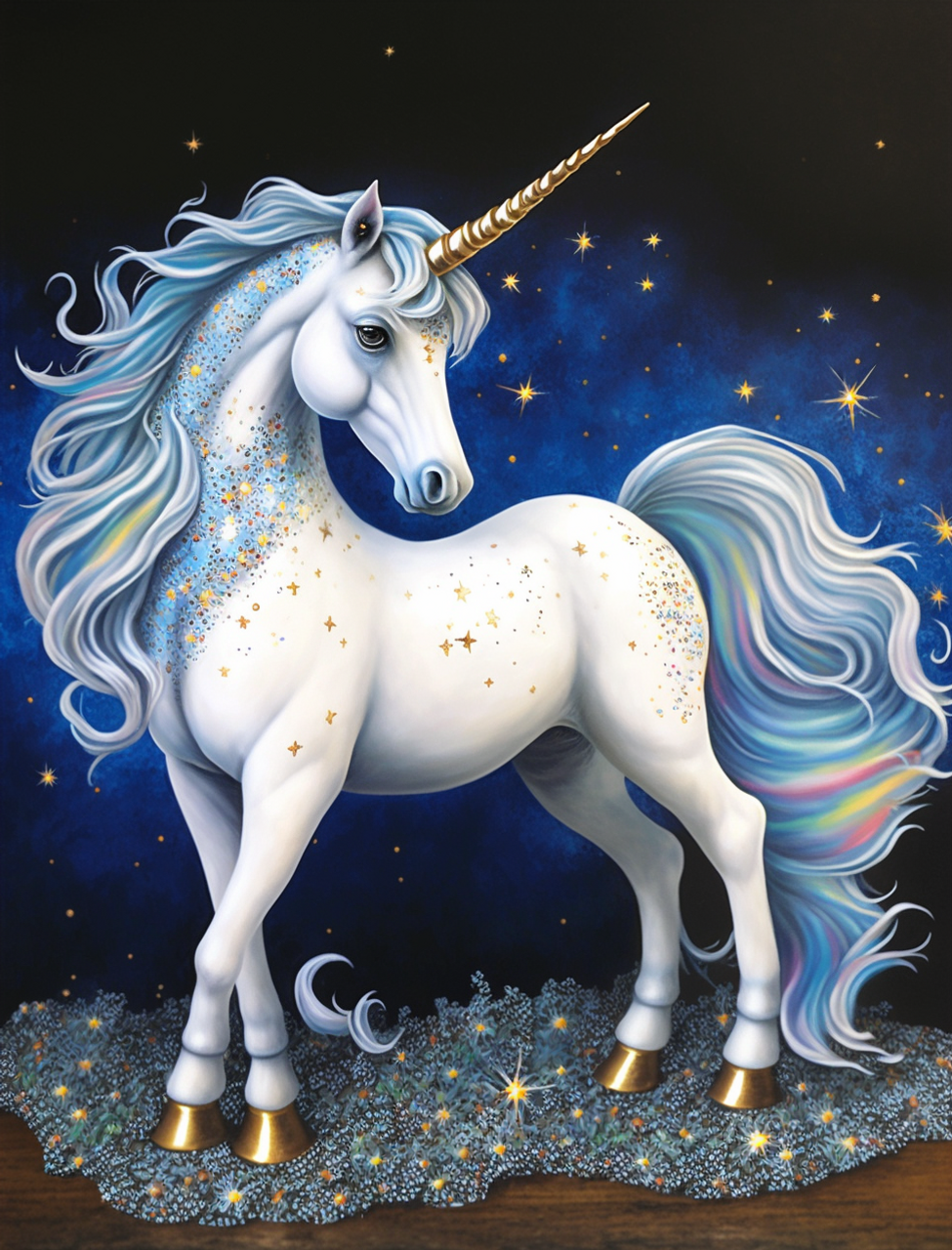 Diamond Painting Kit – Unicorns – BLUE SQUID USA