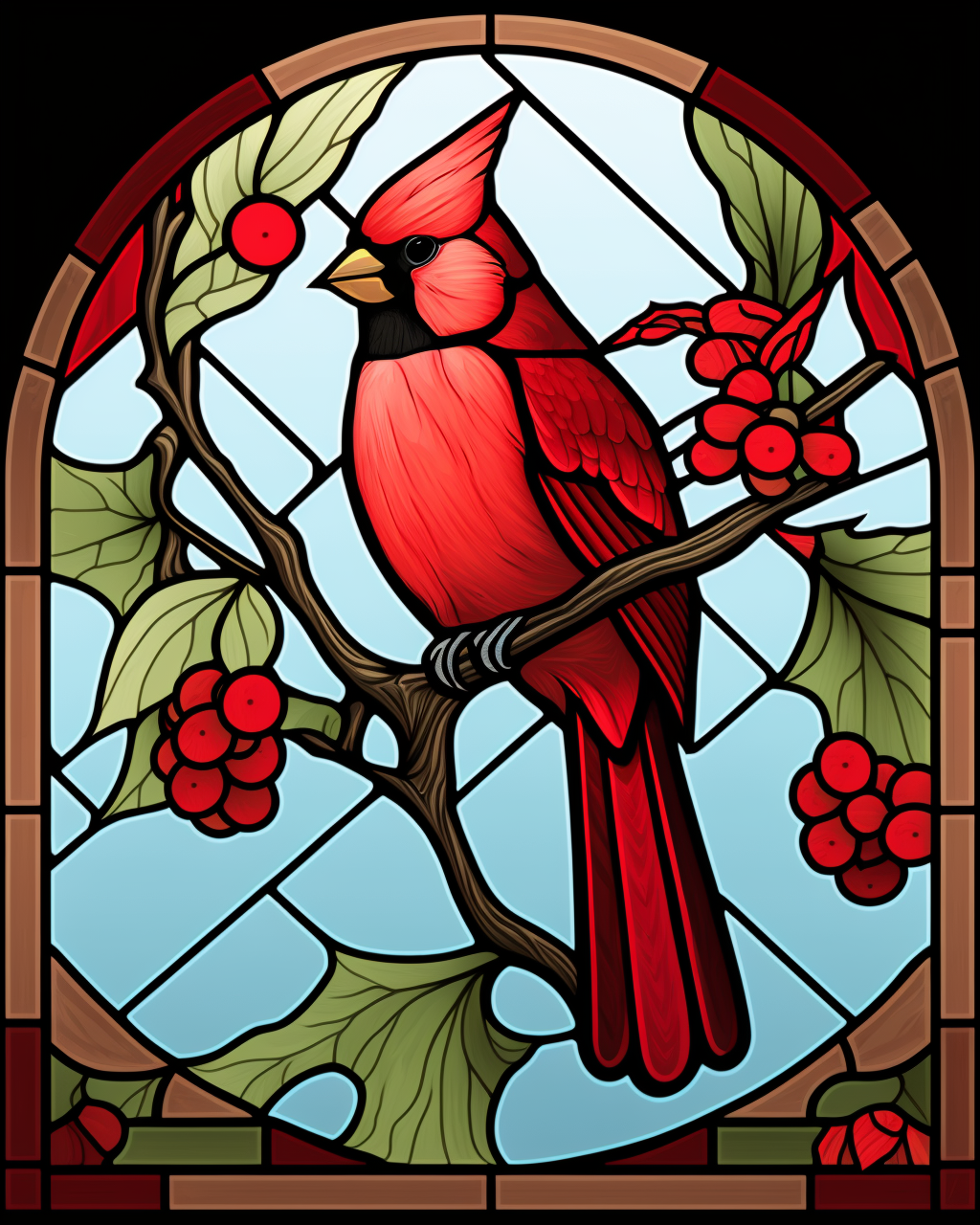 Red Cardinal Bird - 5D Diamond Painting 