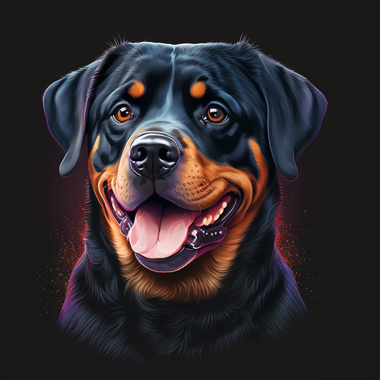 Rottweiler Dog, 5D Diamond Painting Kits