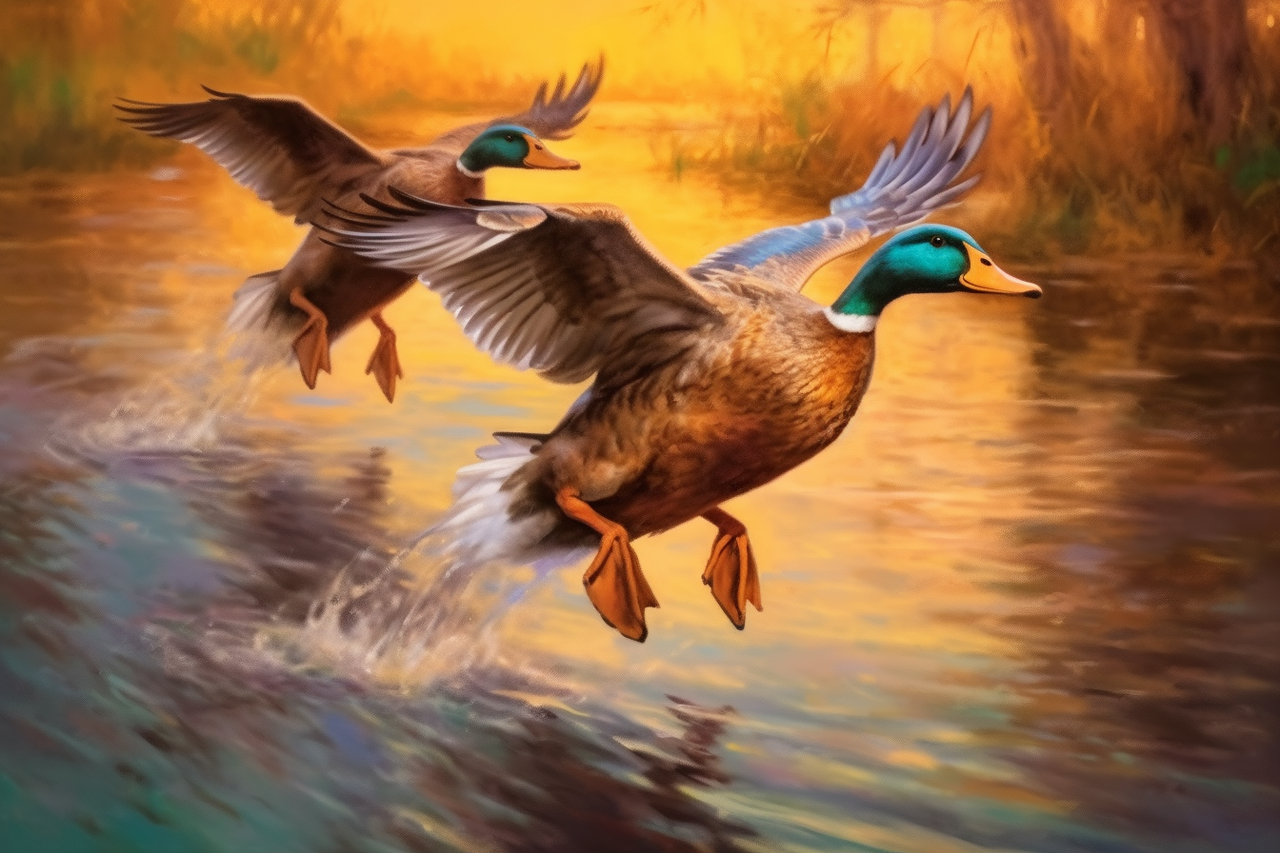 Mallard Duck - Paint by Numbers