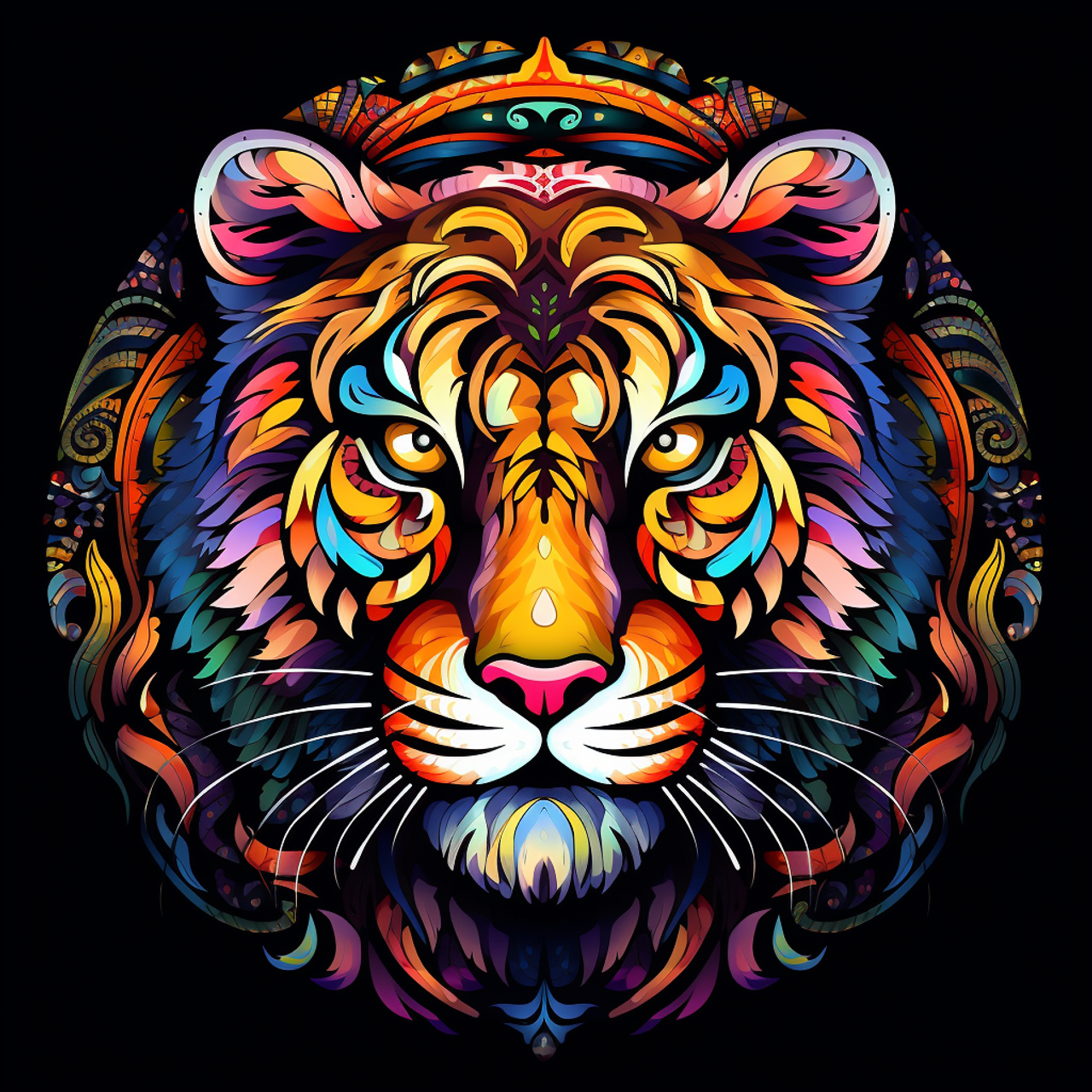 5d Tiger Diamond Painting Kits For Adults Round Full Drill Diy Tiger Diamond  Art Kits Animal Diamond Painting Kits For Beginners Tiger Picture Art Hom