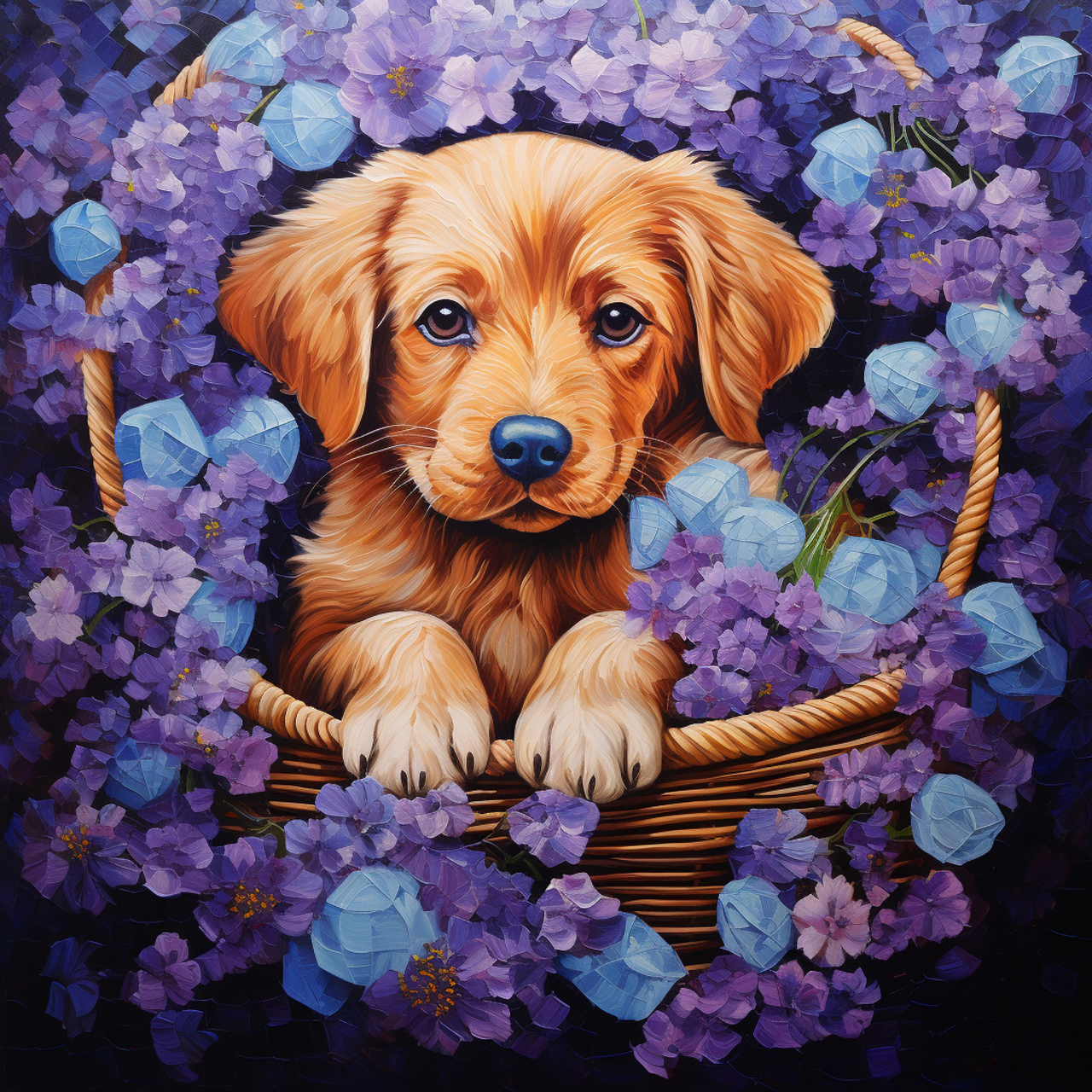 Diamond Paintings Art - Dog & Puppy