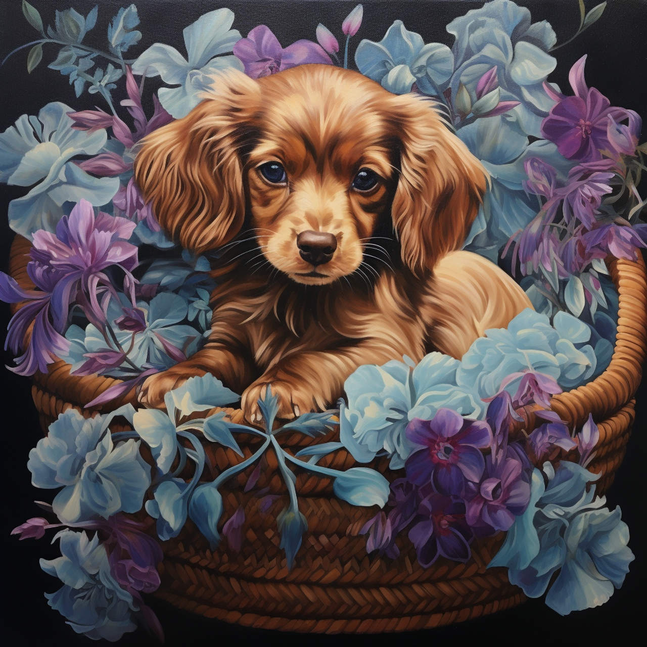 Wire Haired Dachshund Dog - Diamond Painting - Diamond Painting