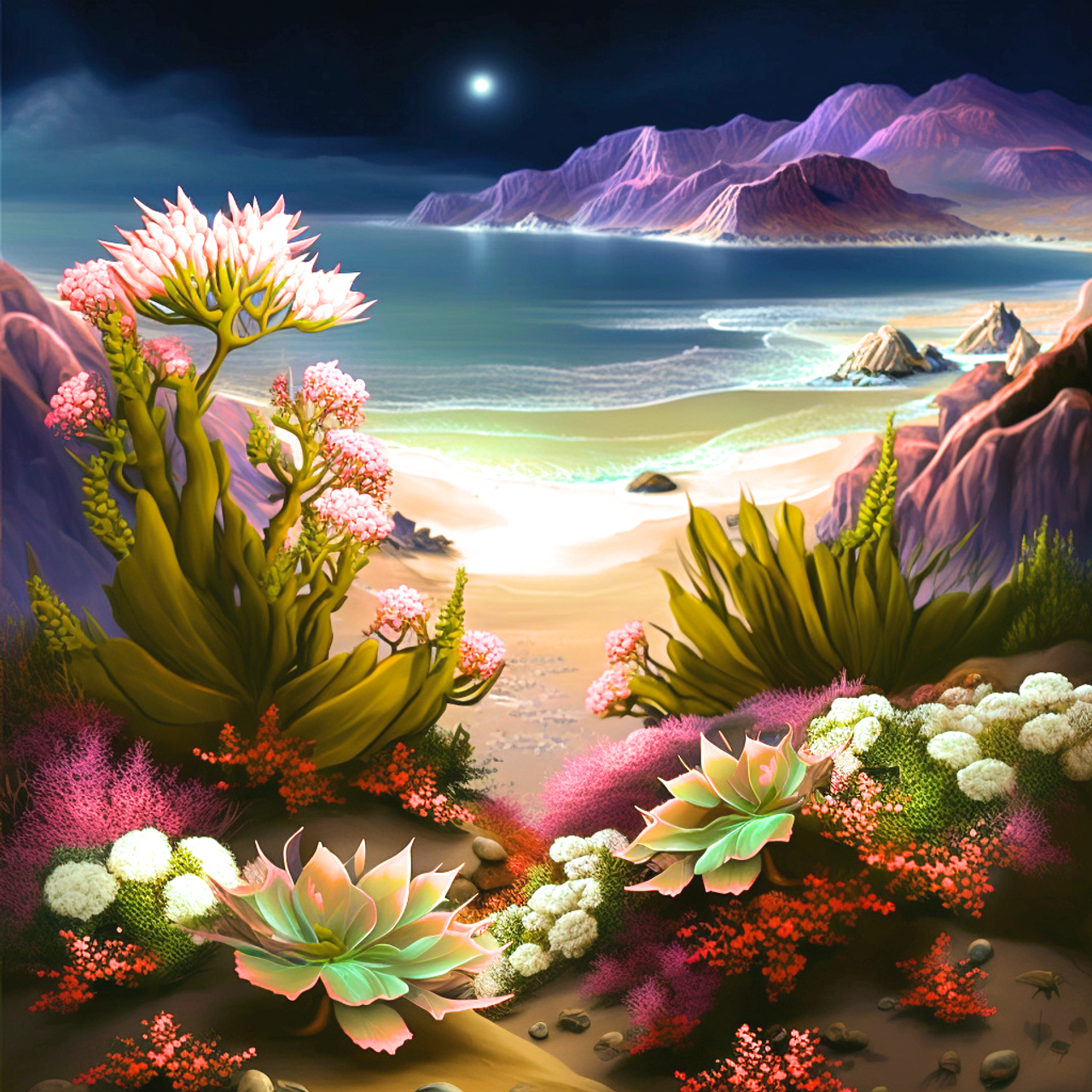 5D Diamond Painting Deep Sea Life Kit - Bonanza Marketplace