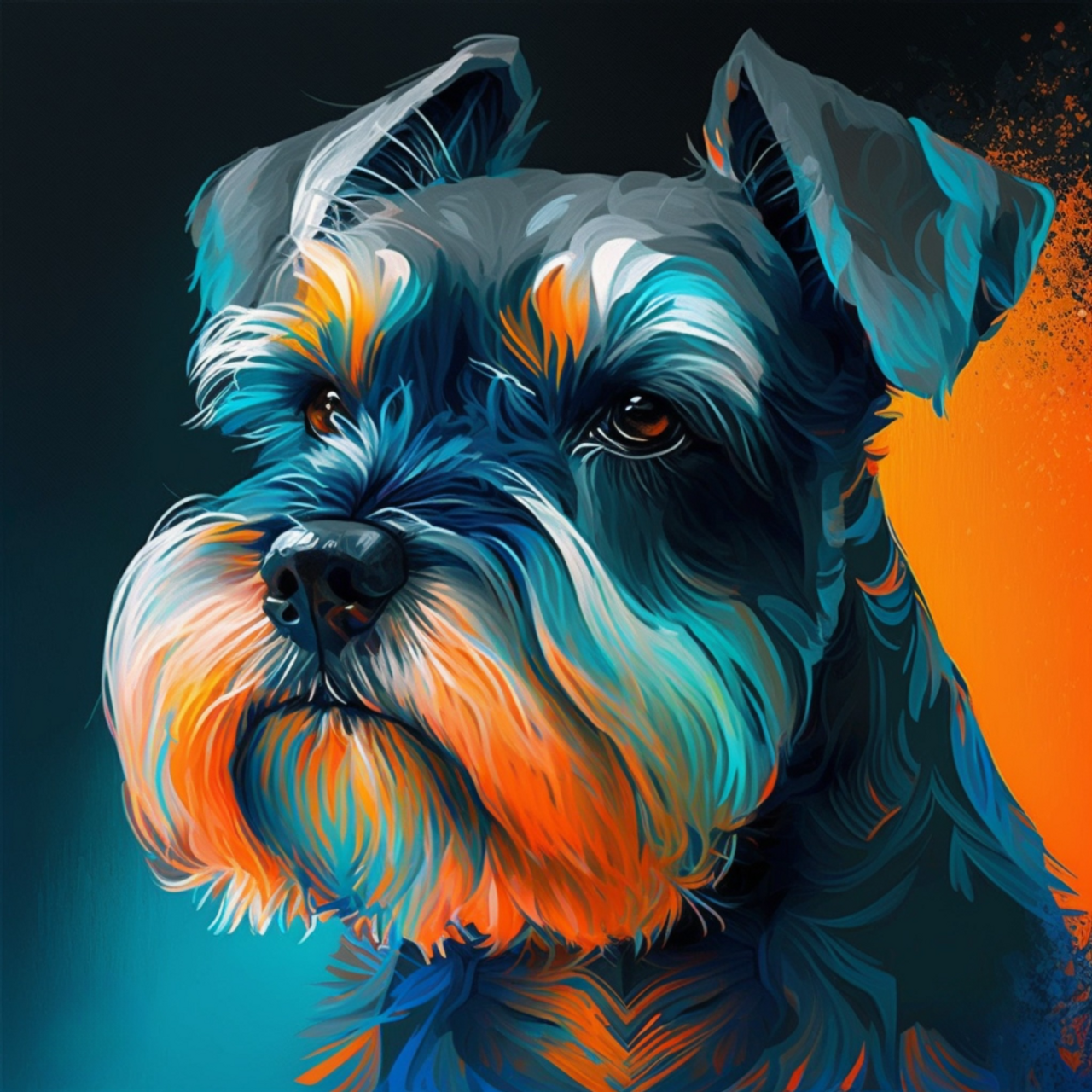 Schnauzer Dog - Premium Diamond Painting Kit – Home Craftology