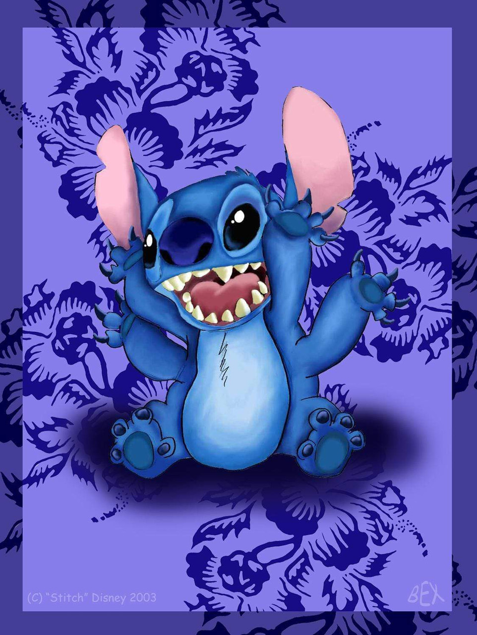 Stitch Animation - 5D Diamond Painting 