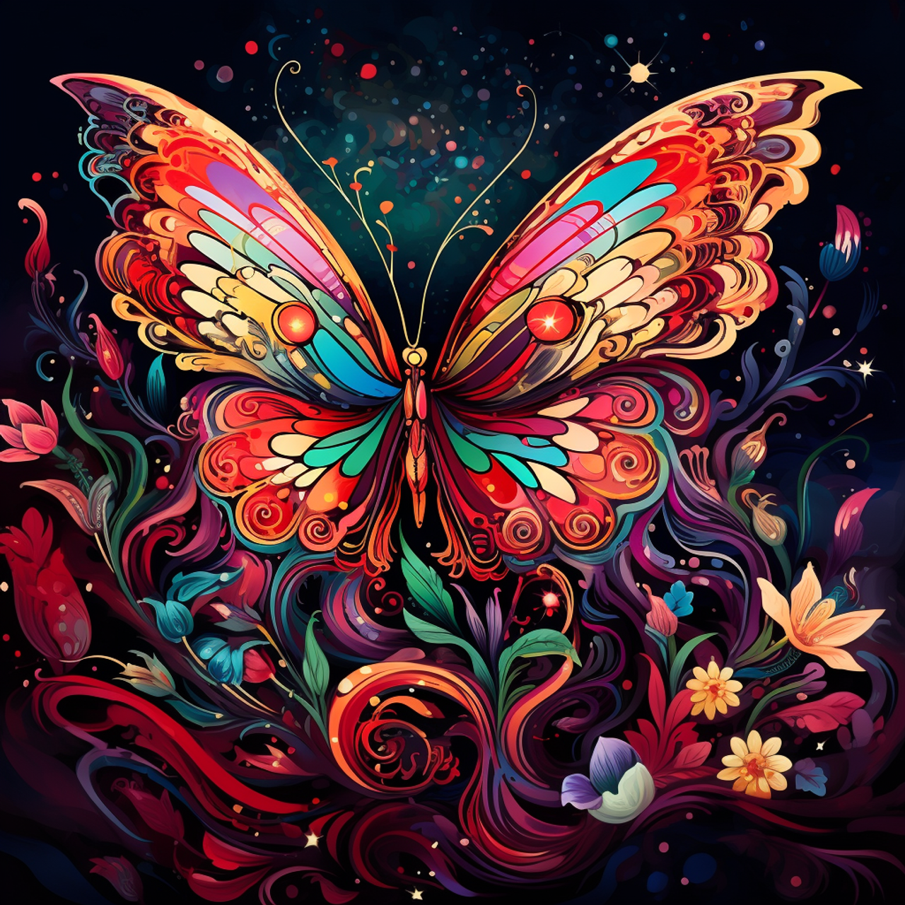 Multi-Picture Butterflies Diamond Painting