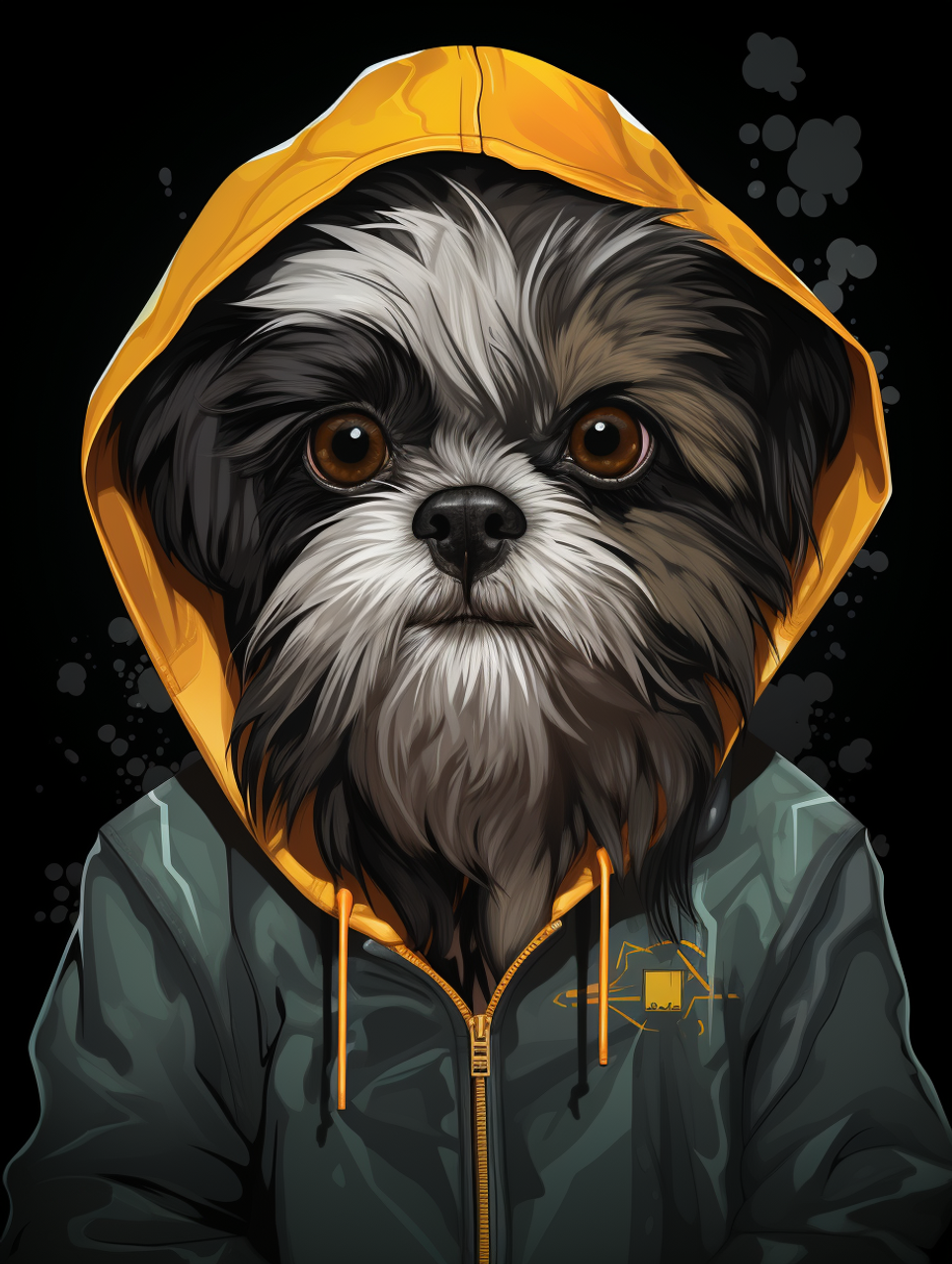 Shih Tzu Dog - 5D Diamond Painting 