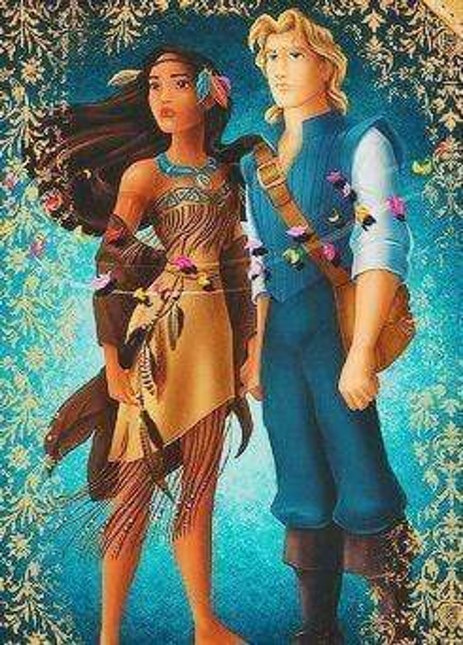Pocahontas and John Smith