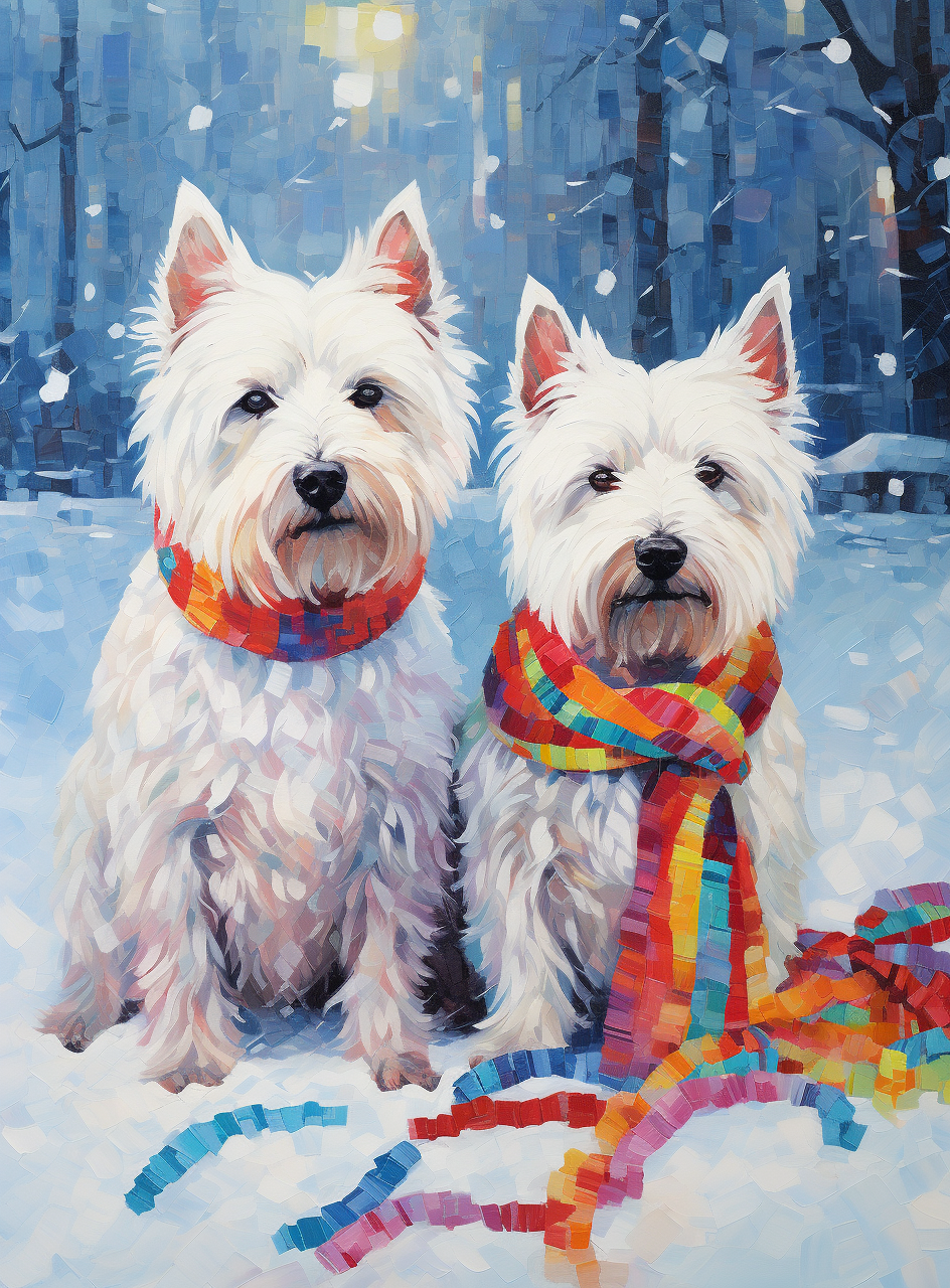 Diamond Painting - Dog Westie