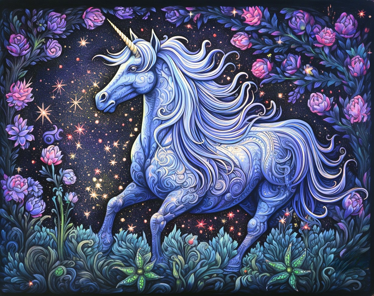 Diamond Painting - Abstract Unicorn