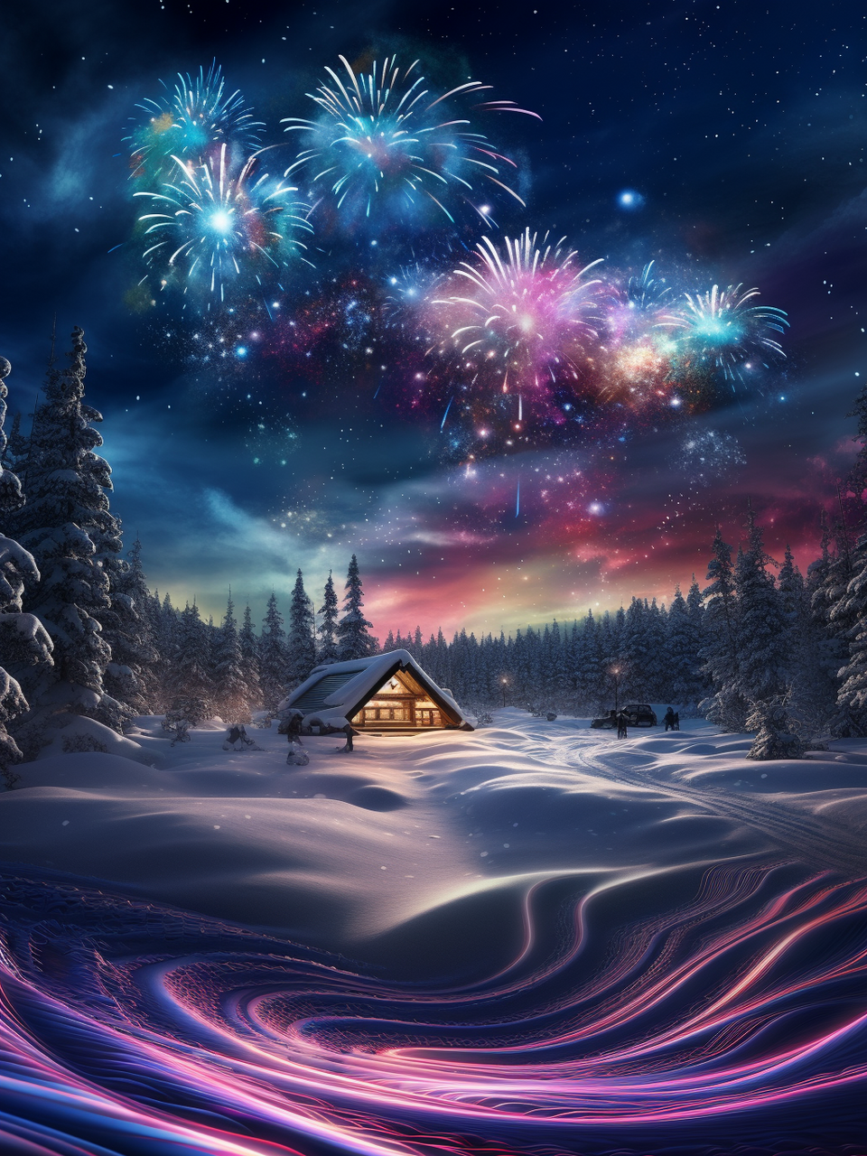 Firework Castle 5D Diamond Painting -  – Five Diamond  Painting