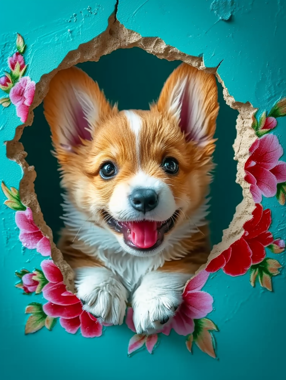 Leisure Arts Corgi Diamond Art Beginner Kit