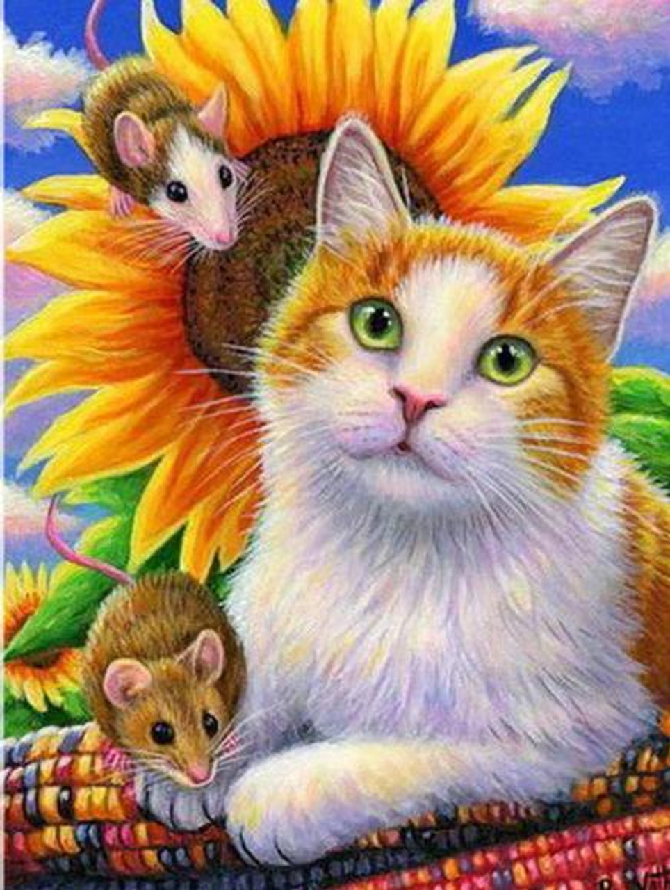 Sunflower - Diamond Painting Kit – bemyhobbystore