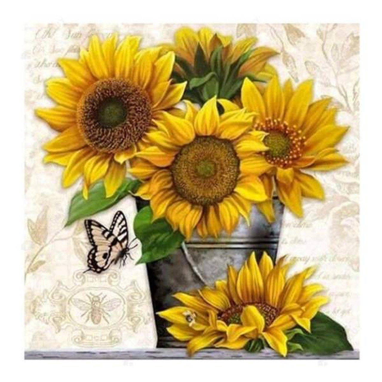 Sunflowers, 5D Diamond Painting Kits