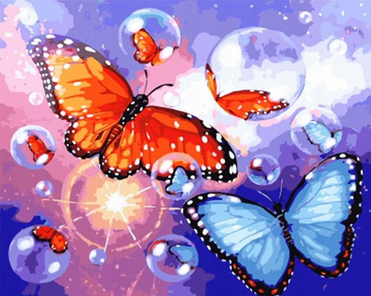 Multi-Picture Butterflies Diamond Painting