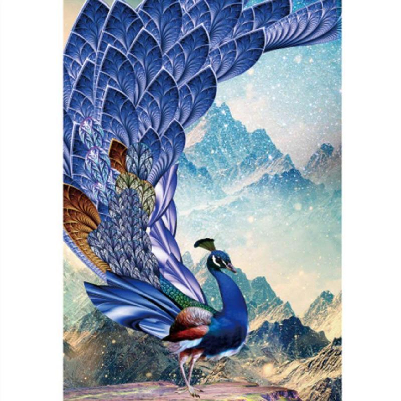 5D Diamond Painting Classic Peacock Kit