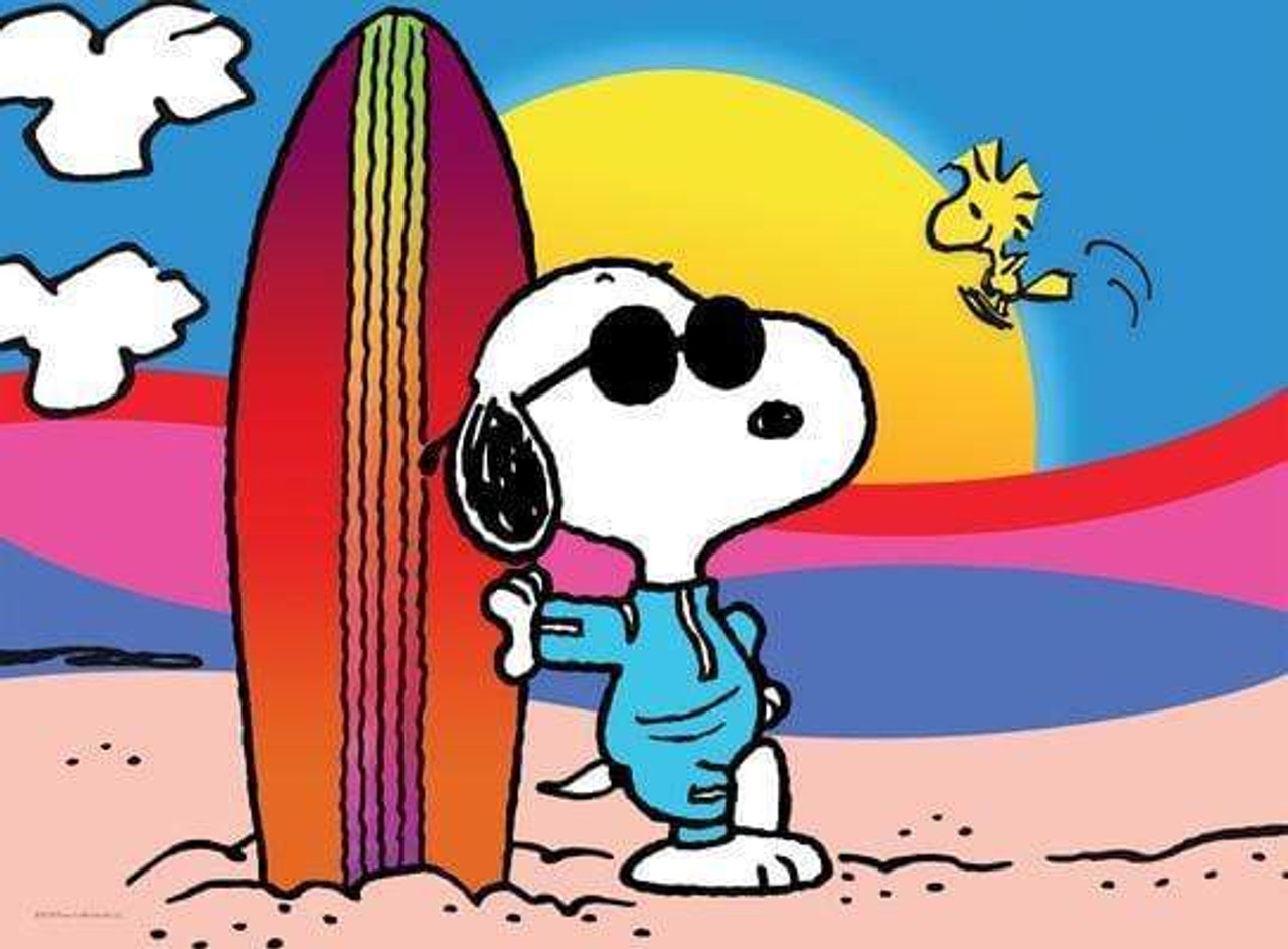 5D Diamond Painting Snoopy Surf Board Kit