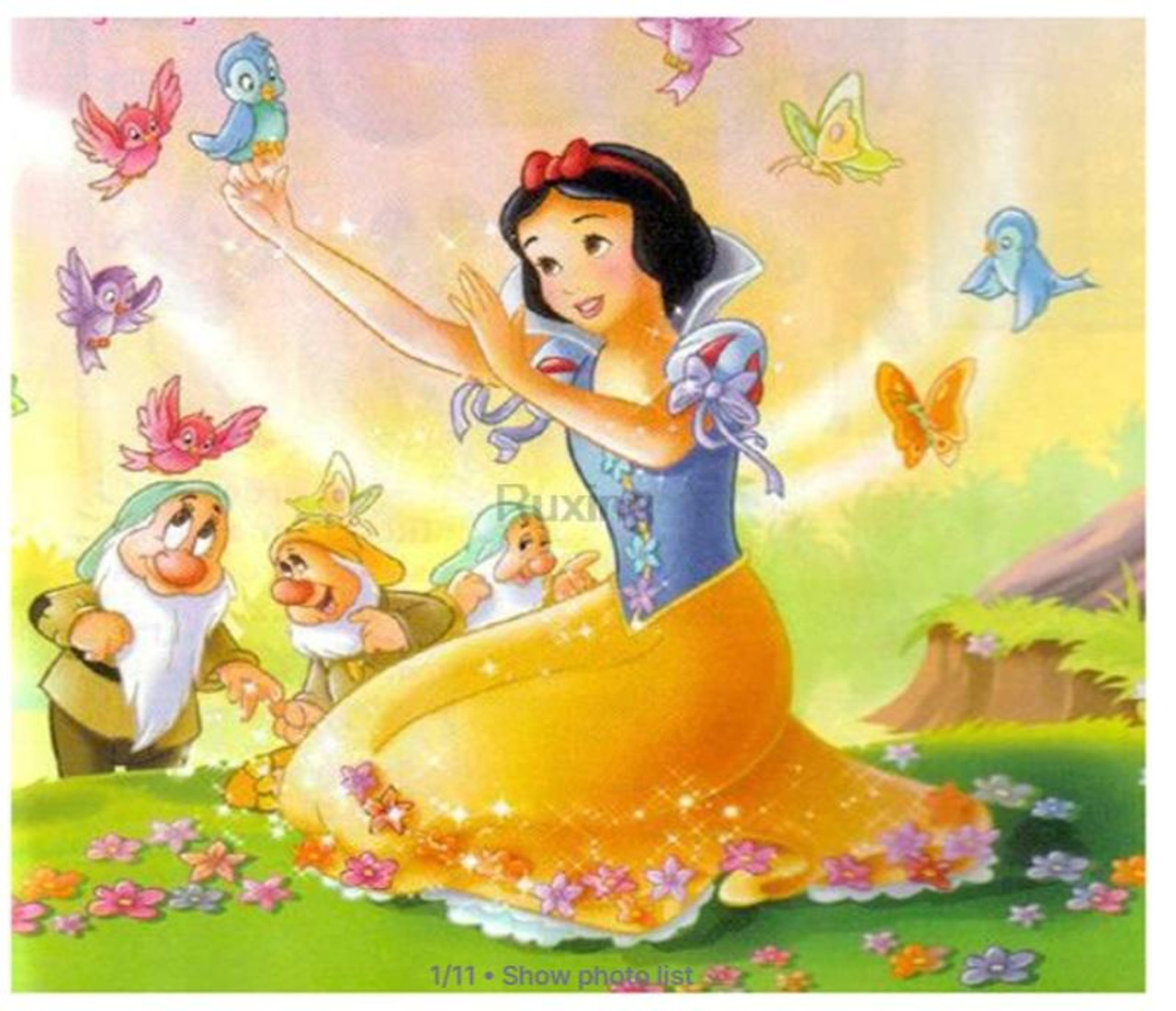 5D Diamond Painting Sleeping Beauty Light Princess Kit - Bonanza Marketplace