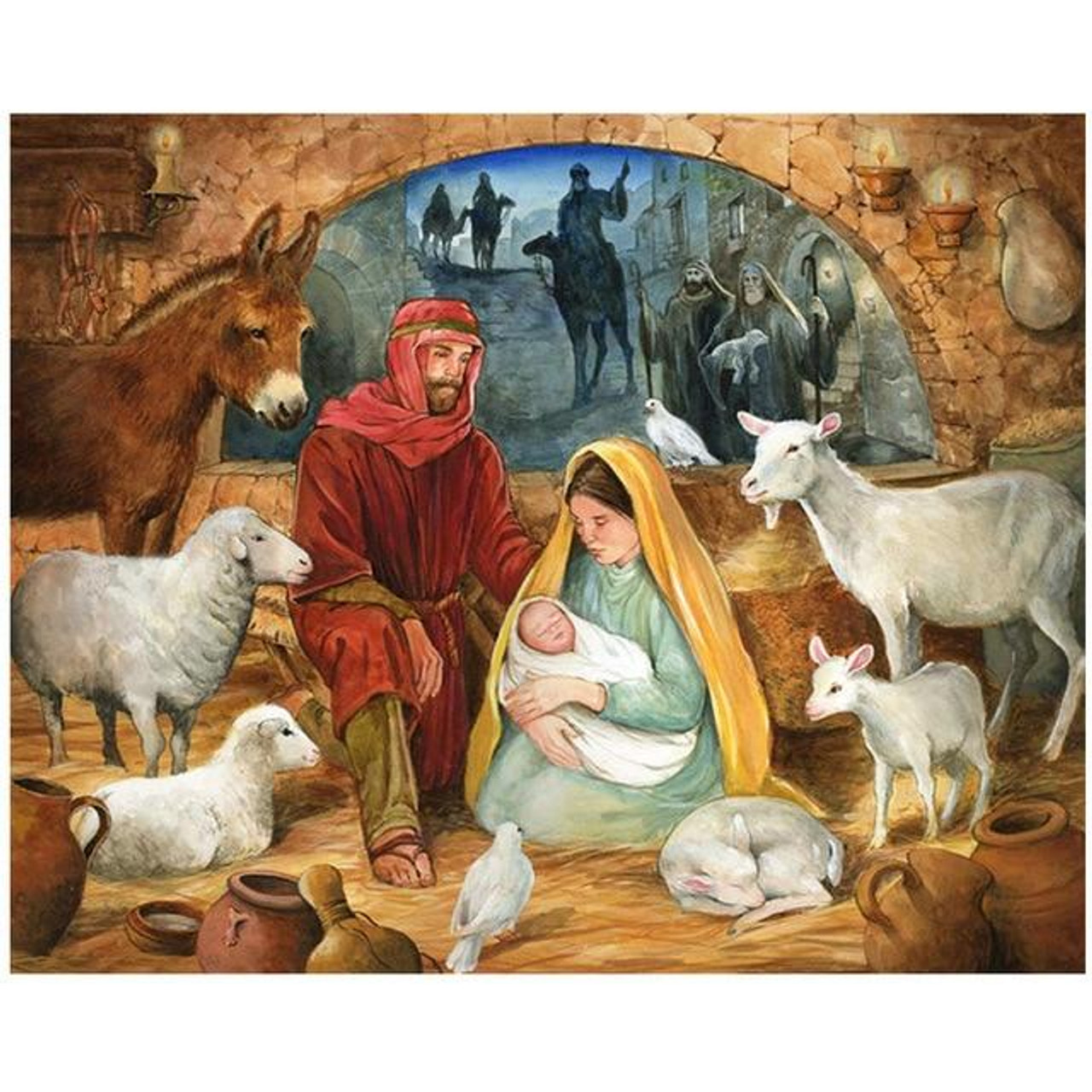 Sparkly Selections Jesus with the Lost Sheep Diamond Painting Kit, Square  Diamonds