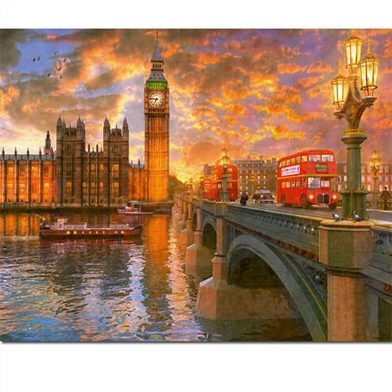 5D Diamond Painting London Big Ben Tower Kit