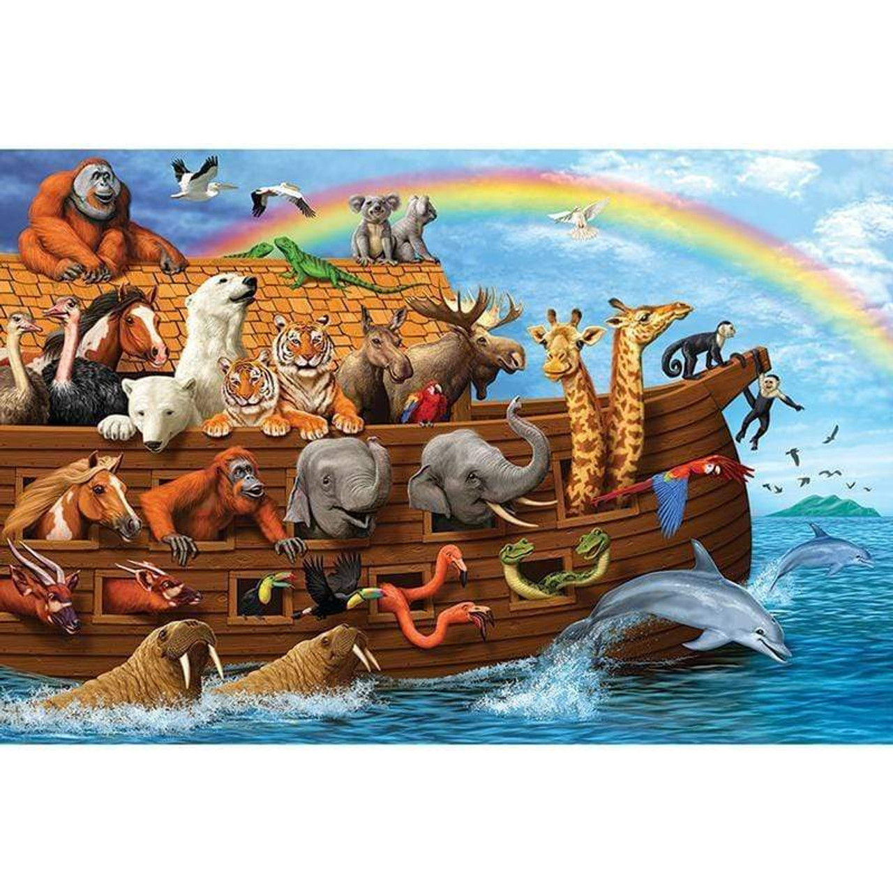 5D Diamond Painting Noah and the Ark Kit