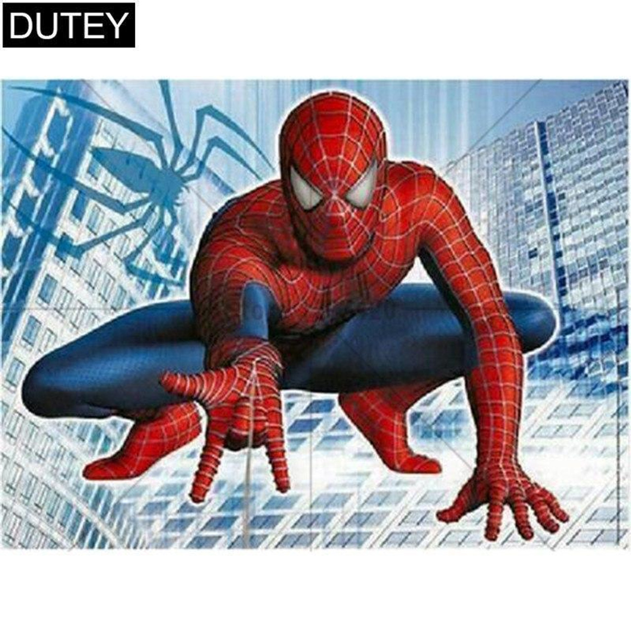 5D Diamond Painting Spiderman Webs Kit