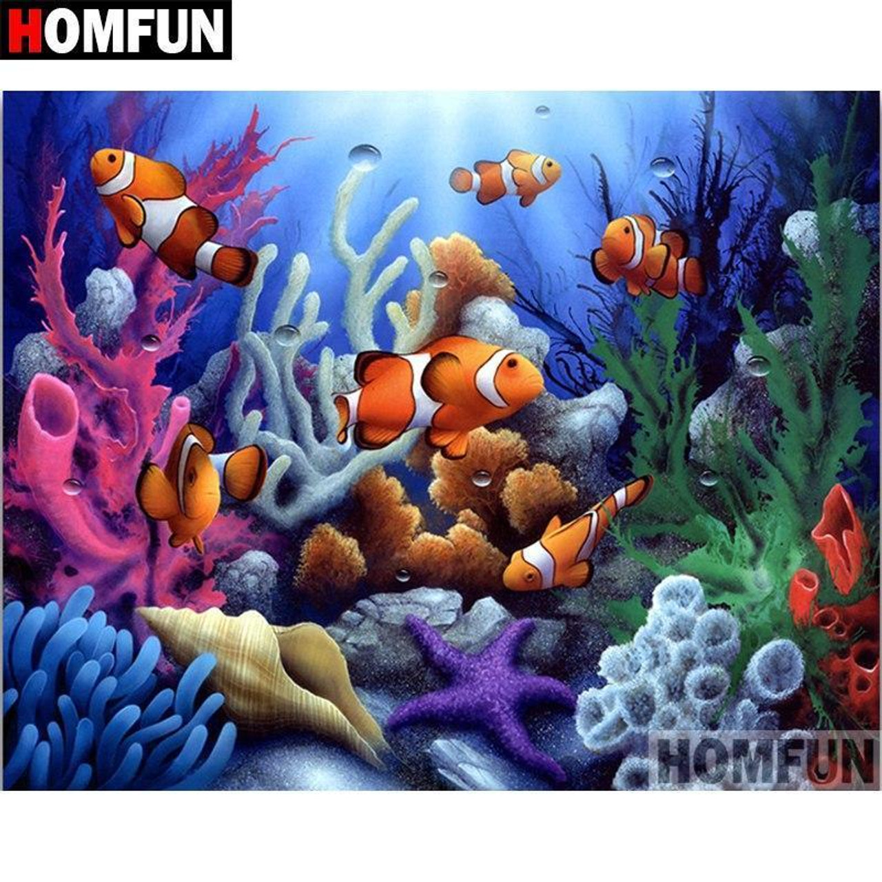 Clownfish(Paper Painting) - Partial Drill - Special Diamond Painting (30*40cm)-596467