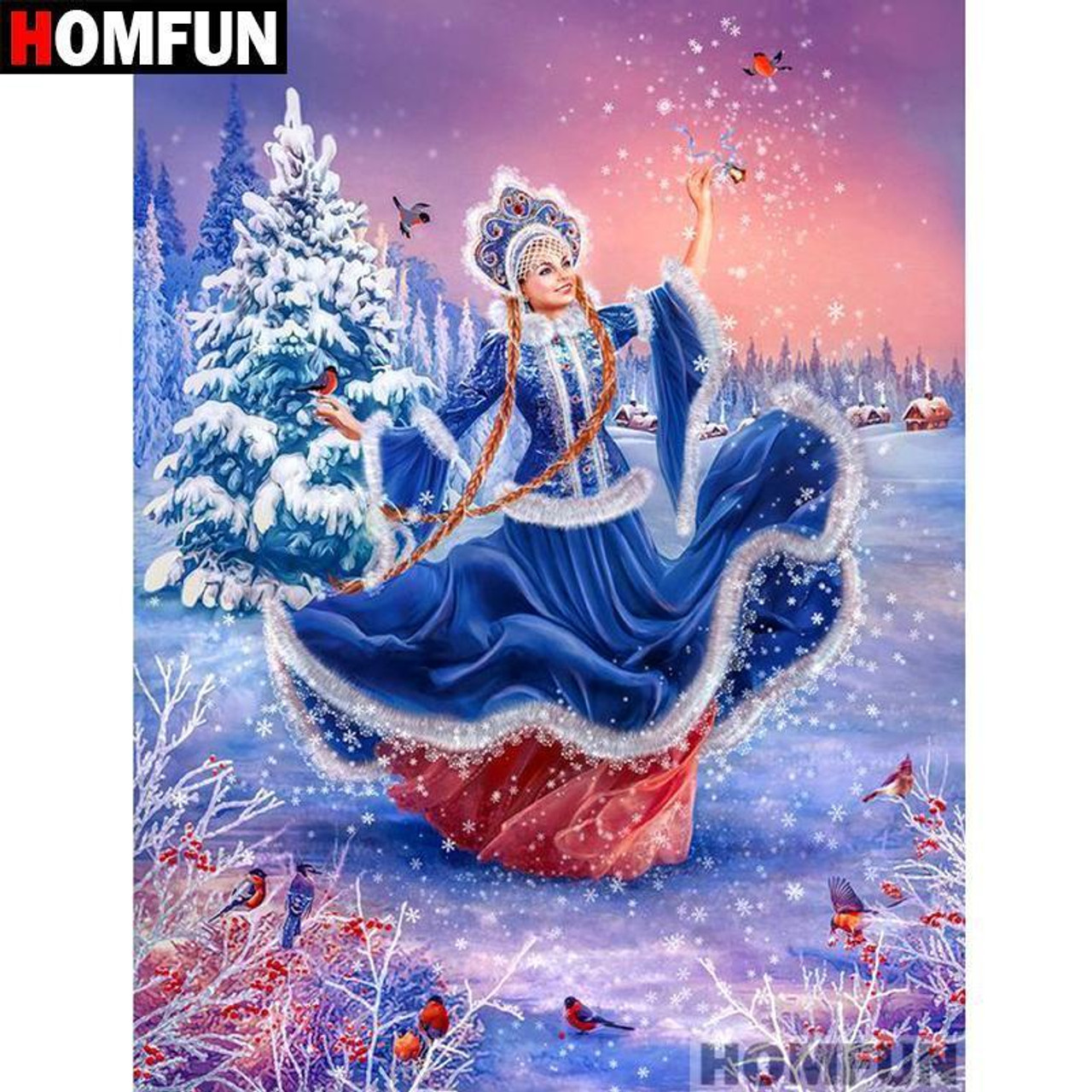 5D Diamond Painting Sleeping Beauty Light Princess Kit - Bonanza