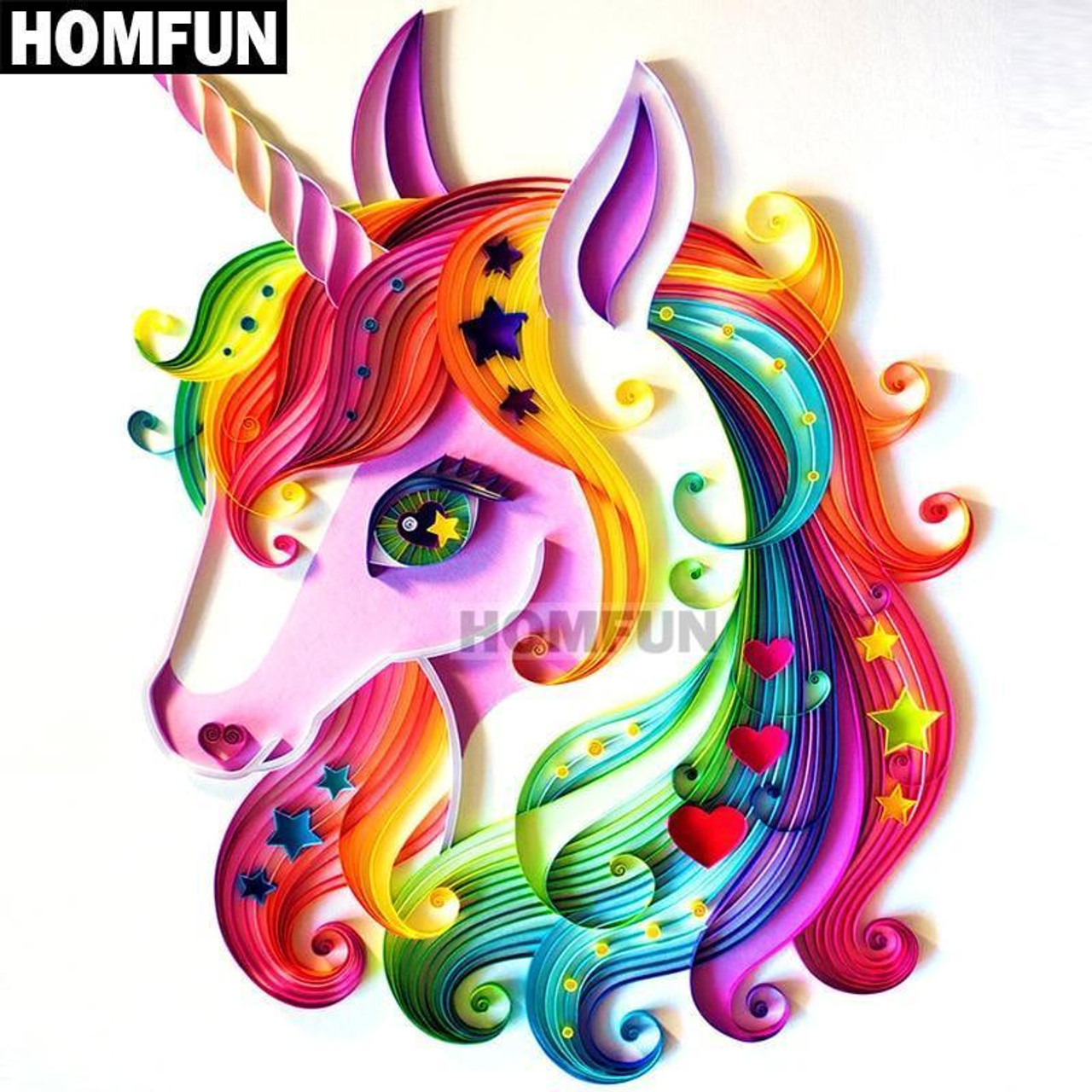 Newborn Unicorn Diamond Painting Kit with Free Shipping – 5D