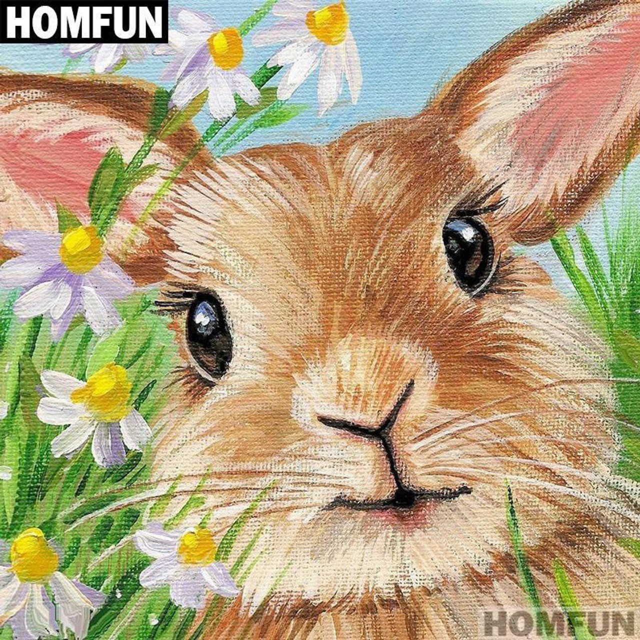 5D Diamond Painting New Animal Easter Bunny Diamond