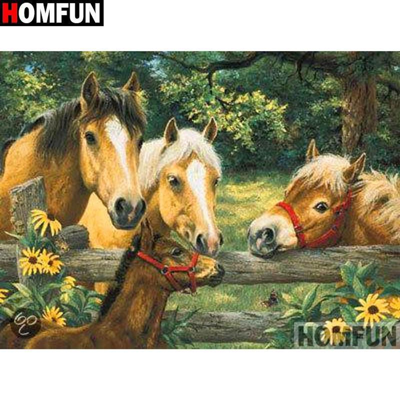 5D Diamond Painting Horse Talk Kit