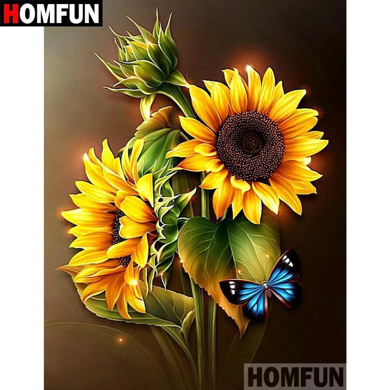 DIAMOND DOTZ® Sunflower Landscape Special Edition Diamond Painting Kit 